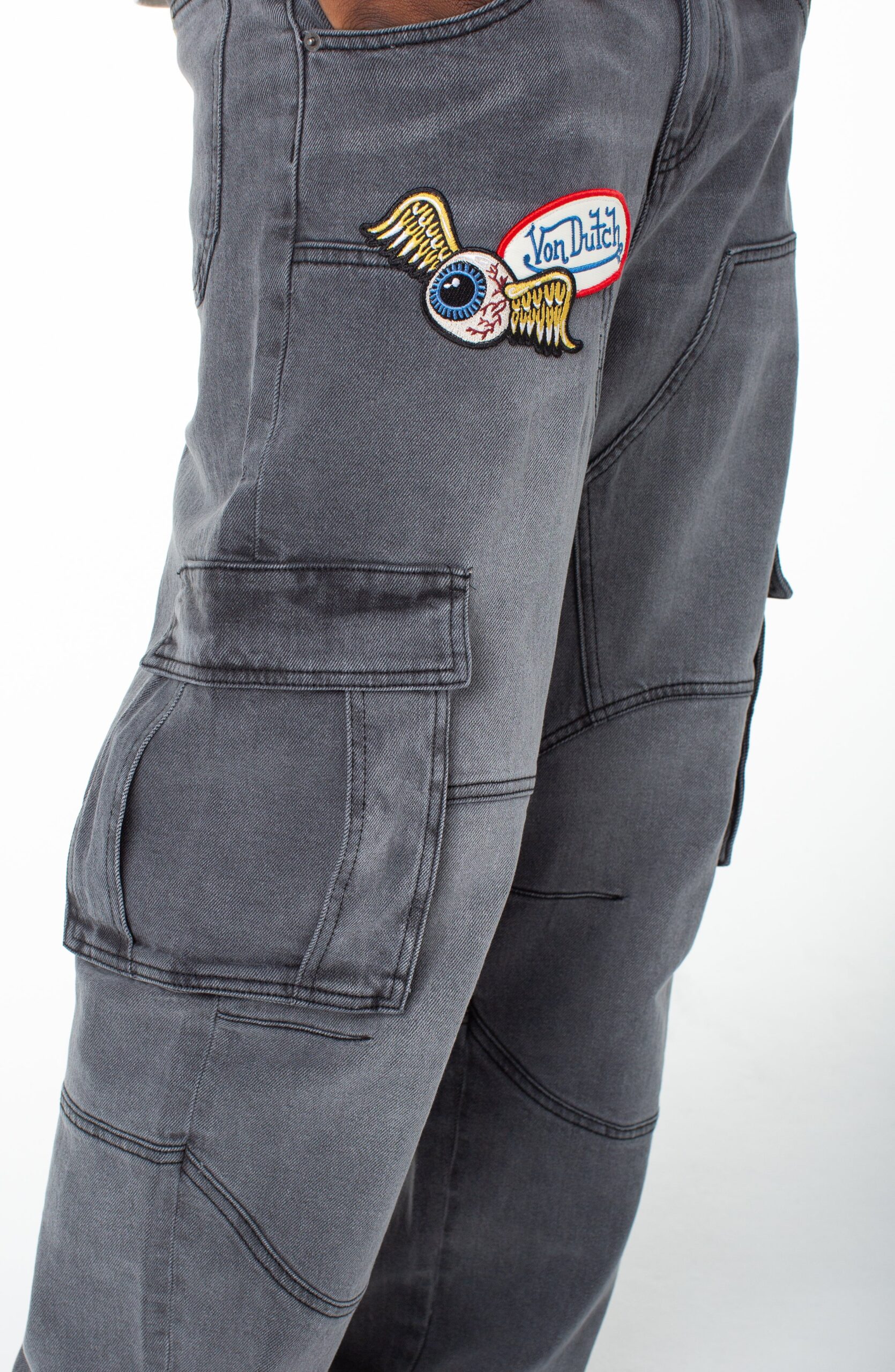 Von Dutch Men's Baggy Straight Carpenter Cargo Hunter Pant - Image 3