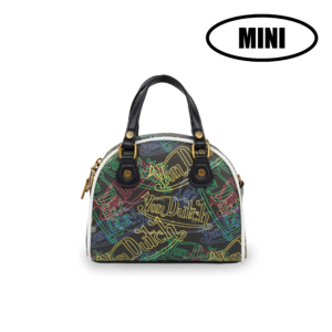 Von Dutch Mini Bowling Bag - Neon Multi-Logo