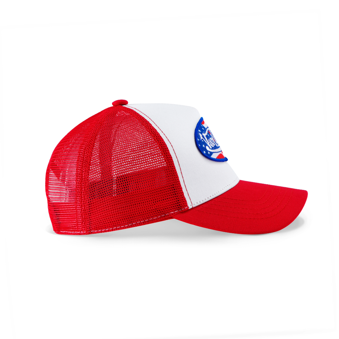 Von Dutch Stars & Stripes Trucker Hat - Red - Image 3