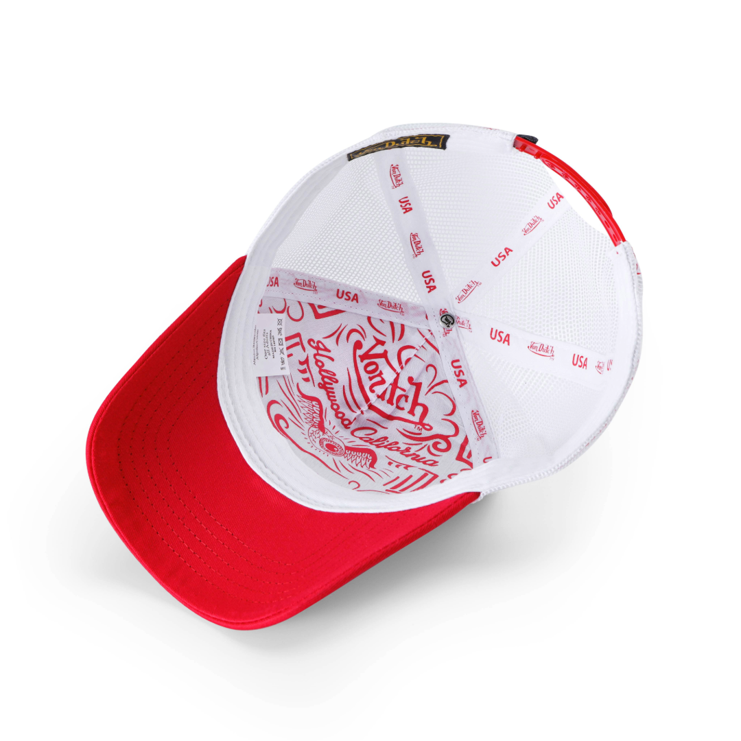 Von Dutch 4th Trucker Hat - Red - Image 4