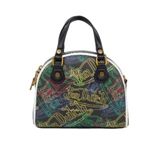 Von Dutch Neon Multi-Logo Bowling Bag