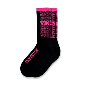 Von Dutch Black & Pink Socks
