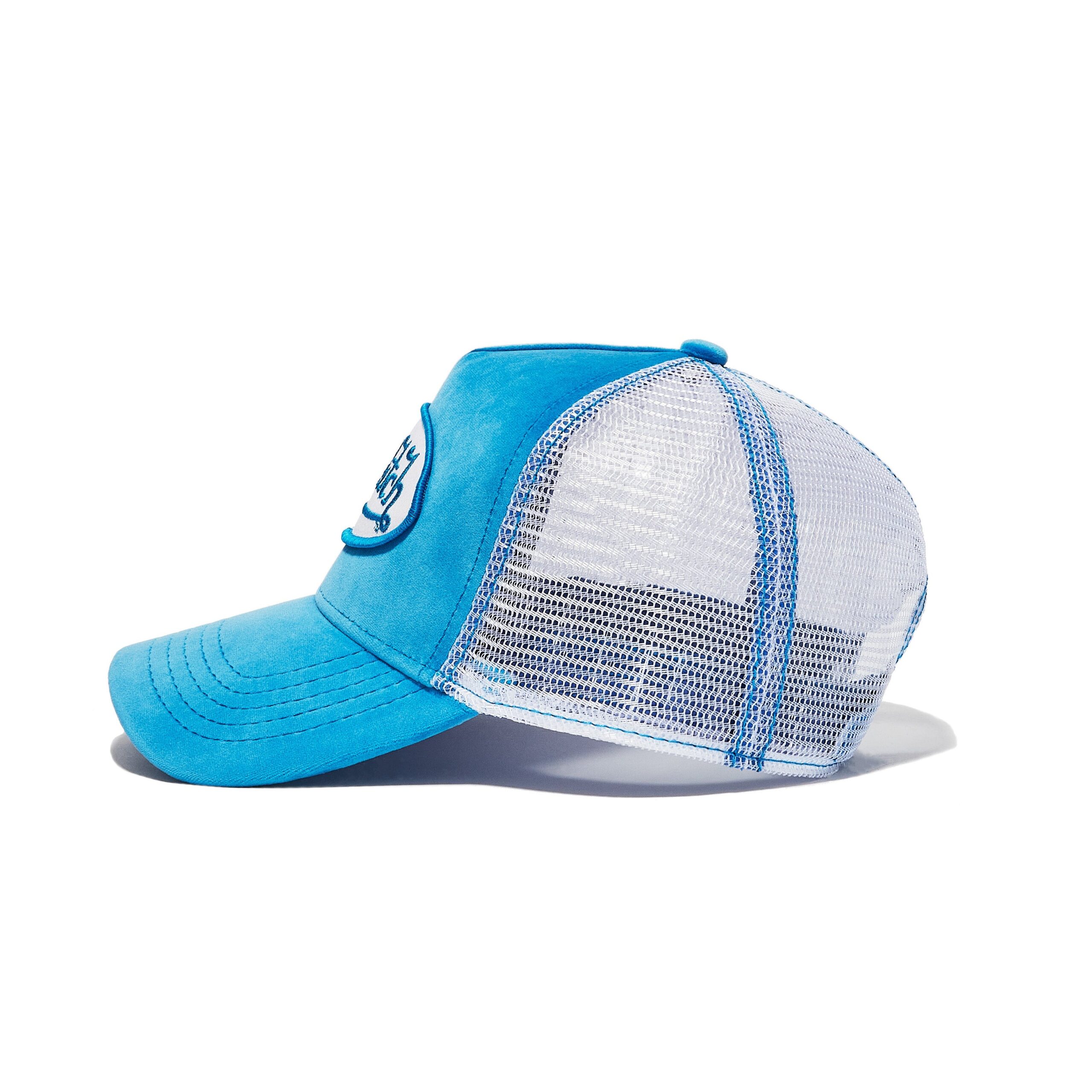 Von Dutch Blue Crush Velvet Trucker Hat - Image 2