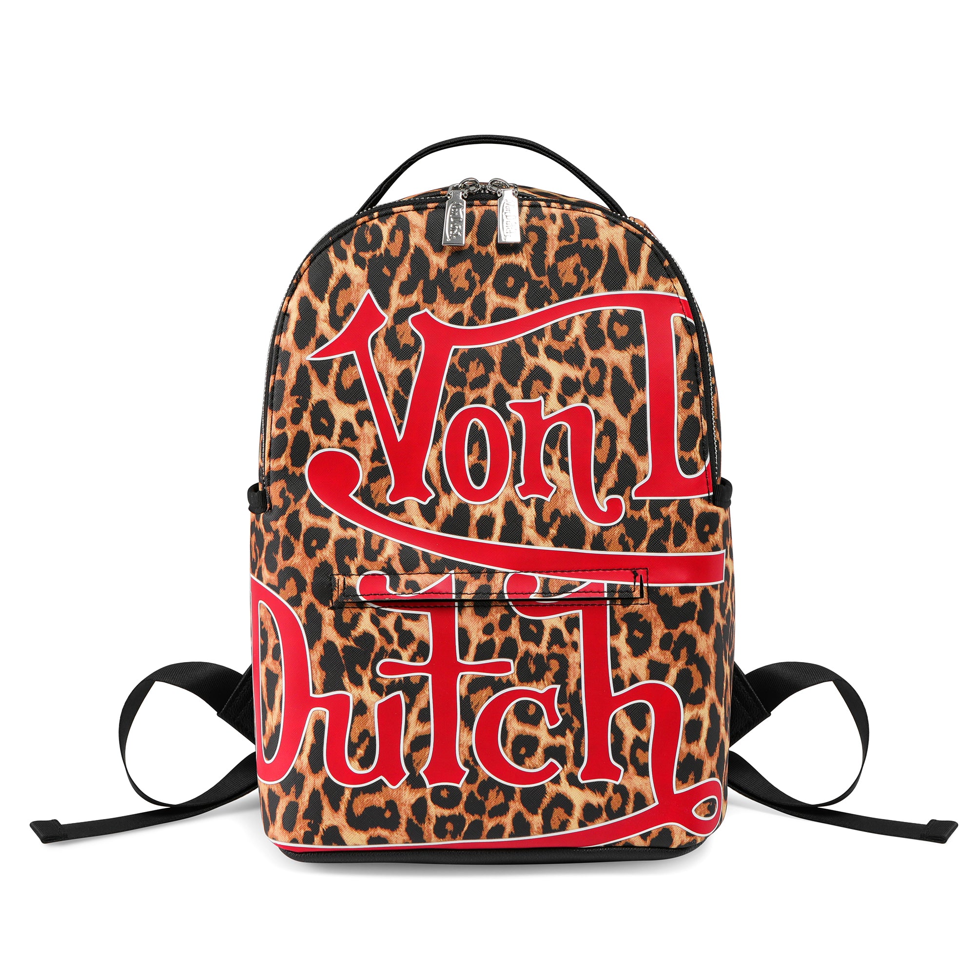 Von Dutch Large Cheetah Print Backpack - Image 6