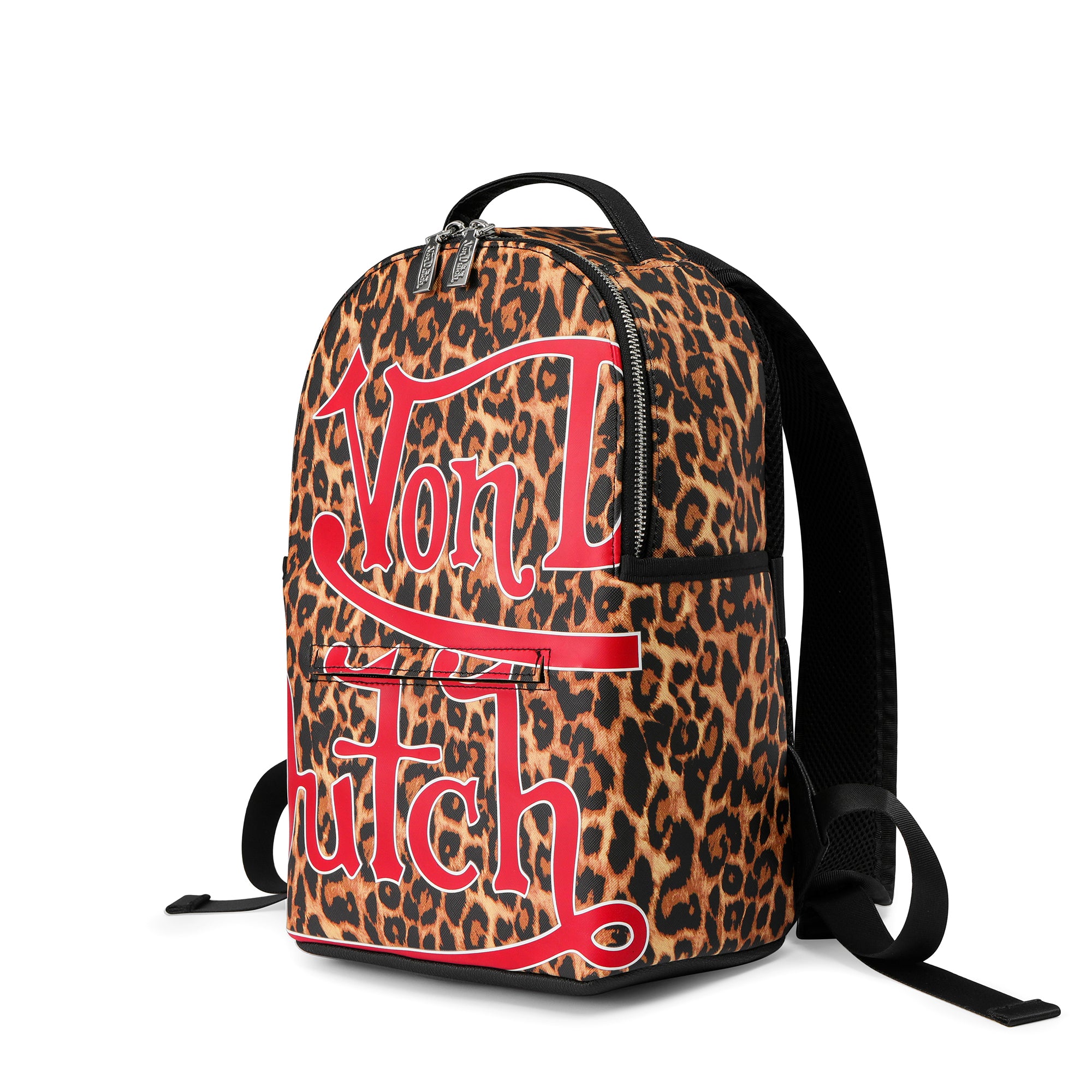 Von Dutch Small Sized Cheetah Print Backpack - Image 2
