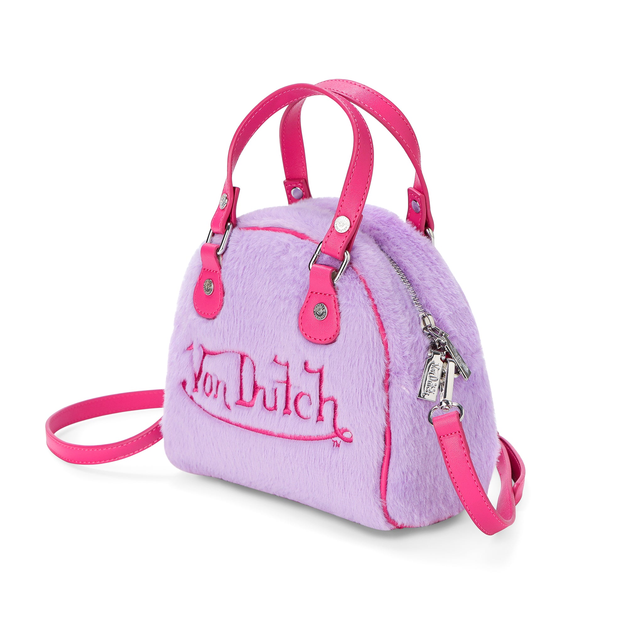 Von Dutch Bubblegum Furry Bowling Bag - Image 2