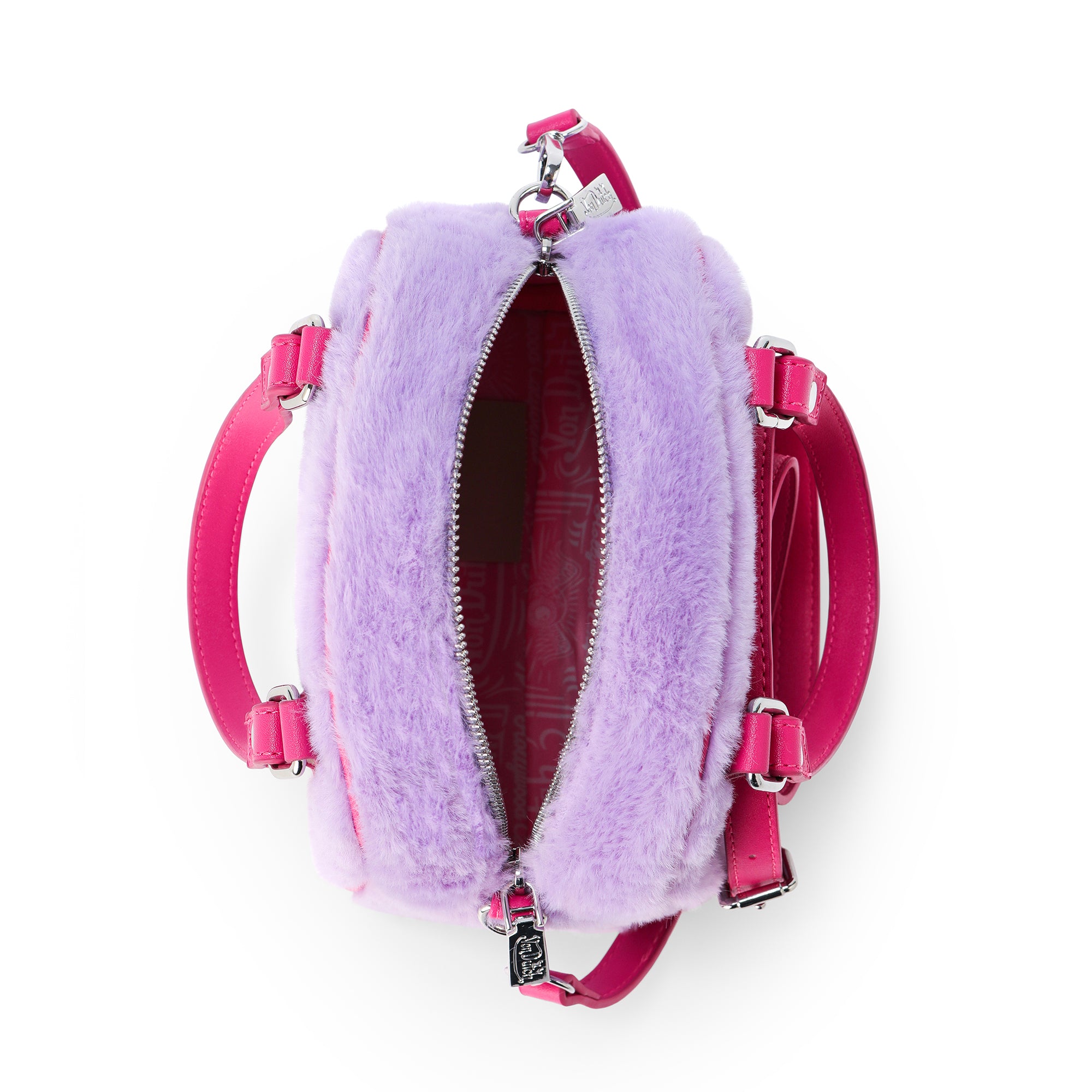 Von Dutch Bubblegum Furry Bowling Bag - Image 5