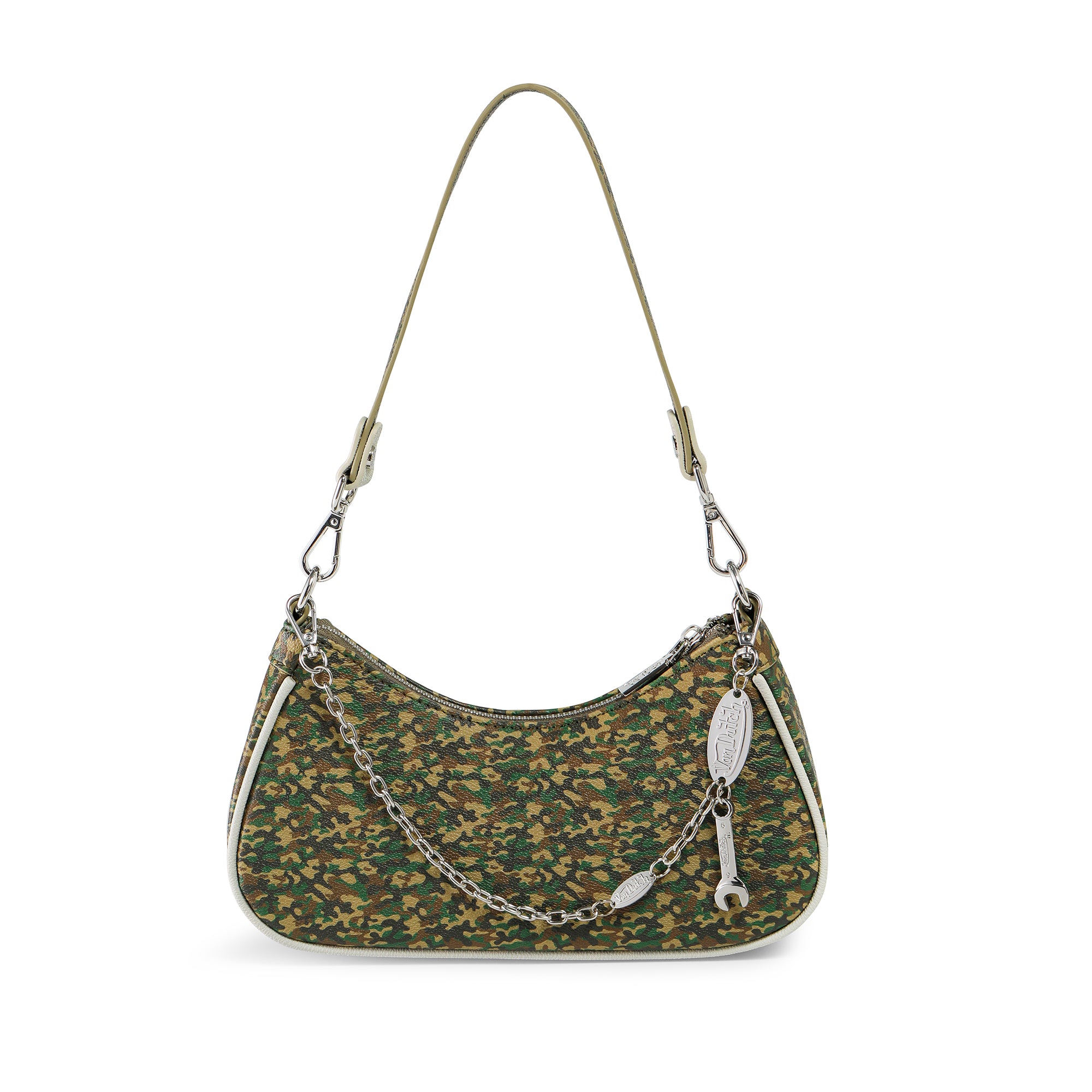 Von Dutch Green Camo Shoulder Bag - Image 2