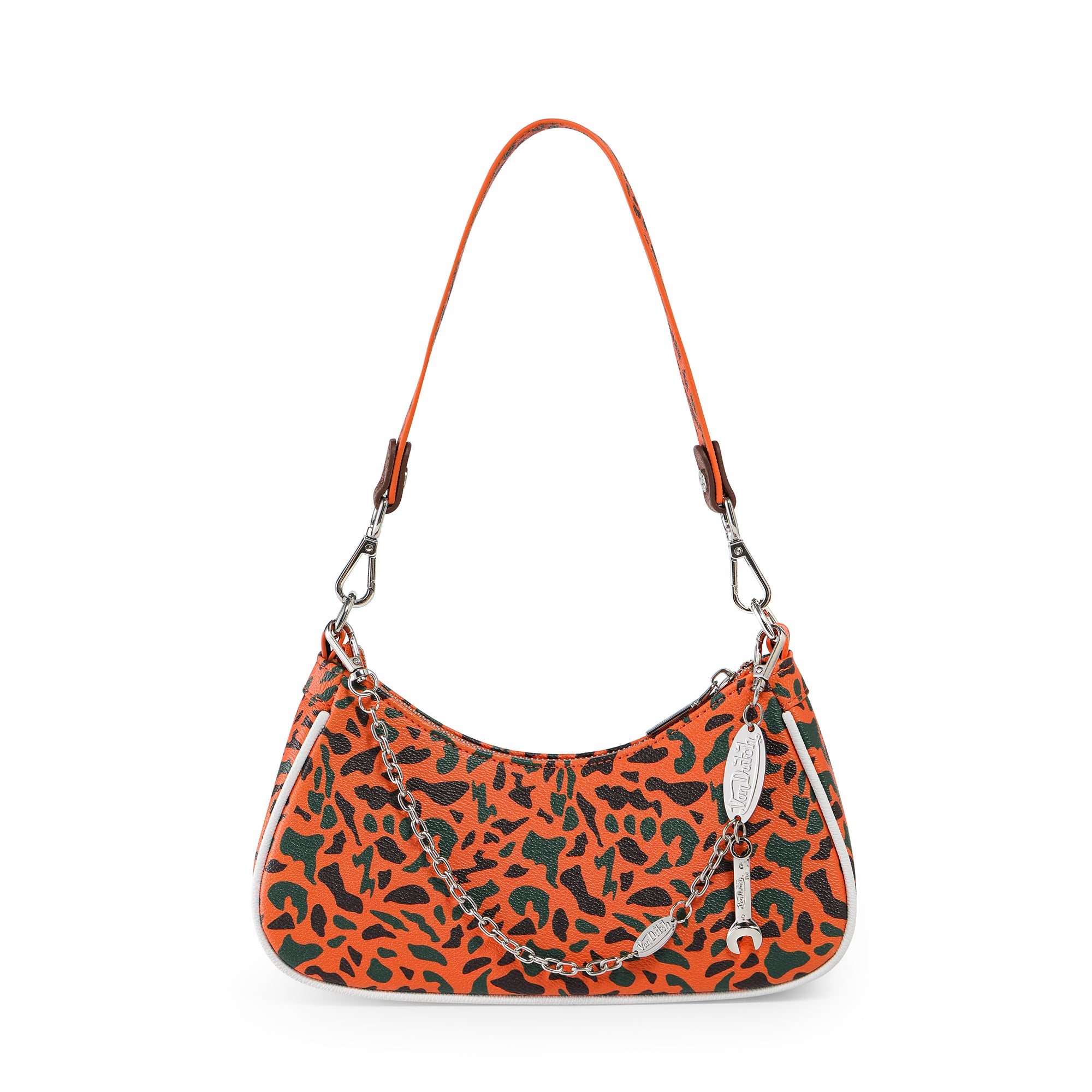 Von Dutch Orange 242 Camo Shoulder Bag - Image 2