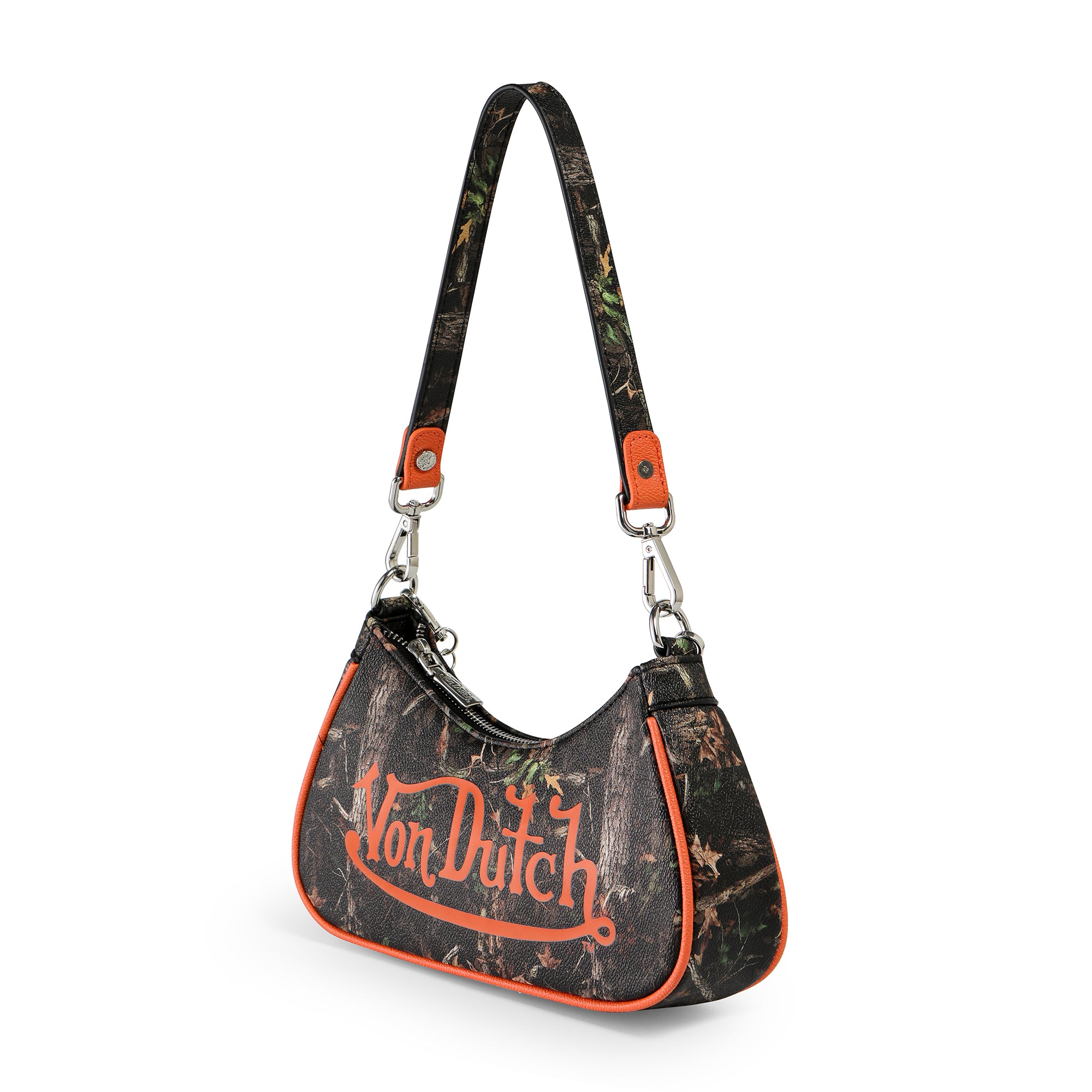 Von Dutch Tree Camo Shoulder Bag - Image 3