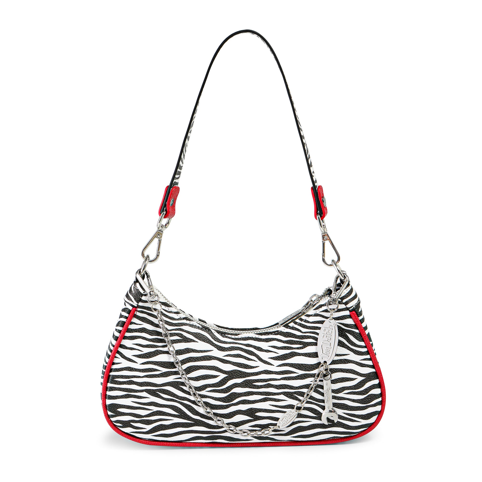 Von Dutch Zebra Print Shoulder Bag - Image 2