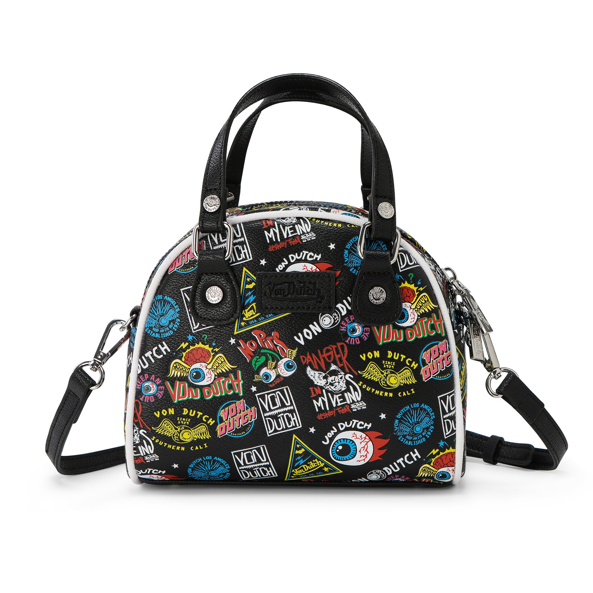Von Dutch Black Jax Bowling Bag - Image 3