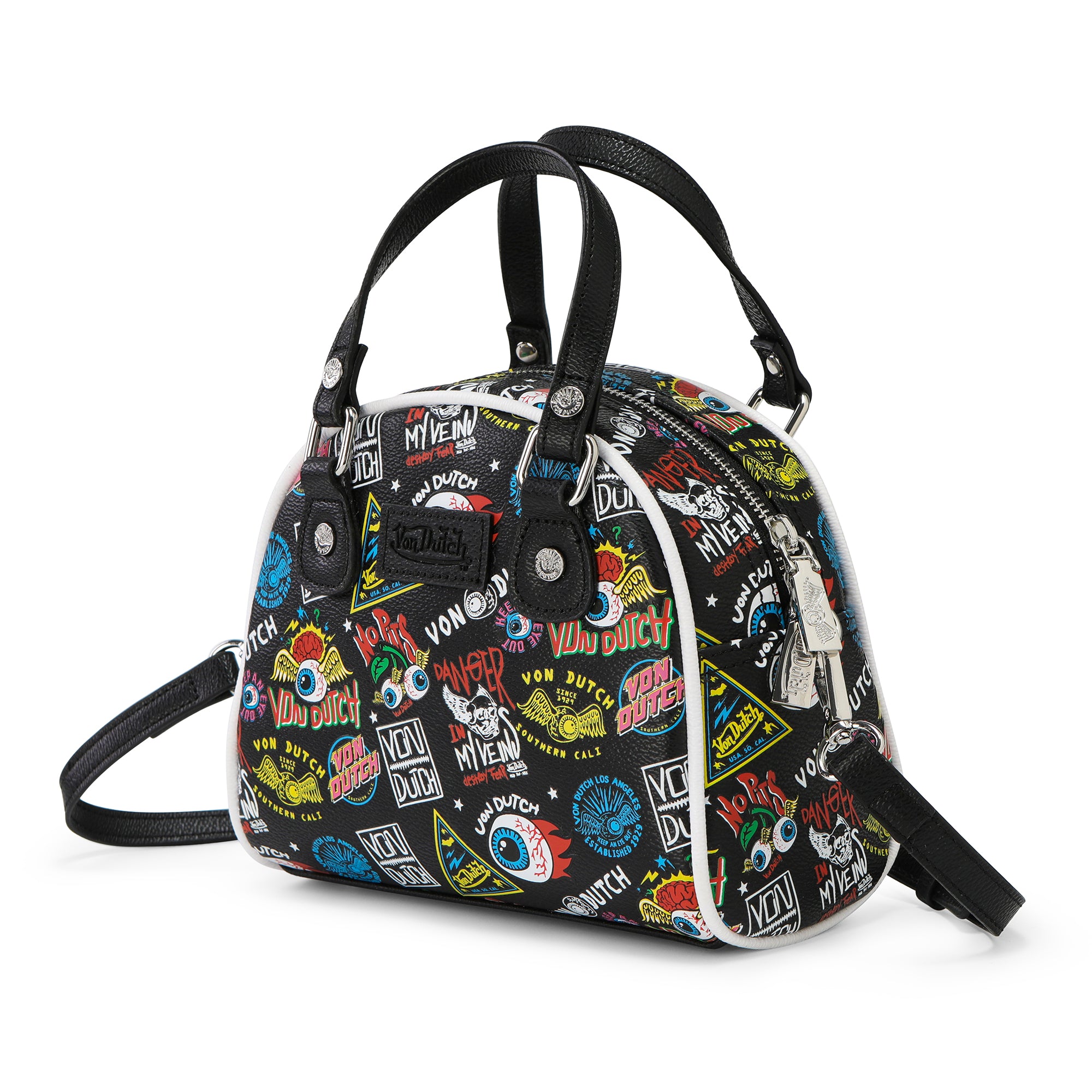 Von Dutch Black Jax Bowling Bag - Image 2