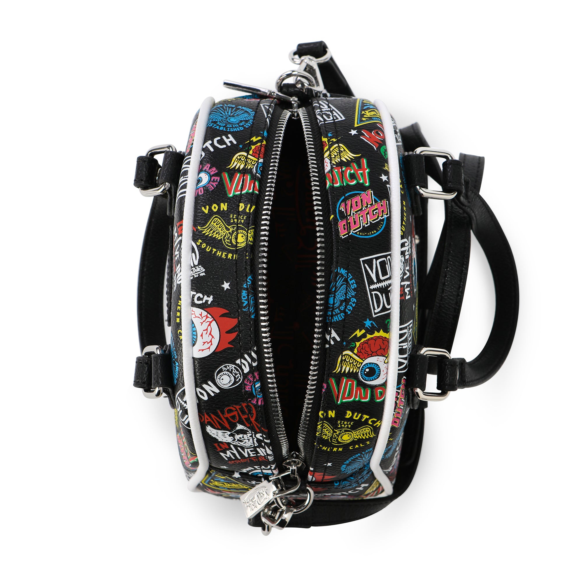 Von Dutch Black Jax Bowling Bag - Image 5