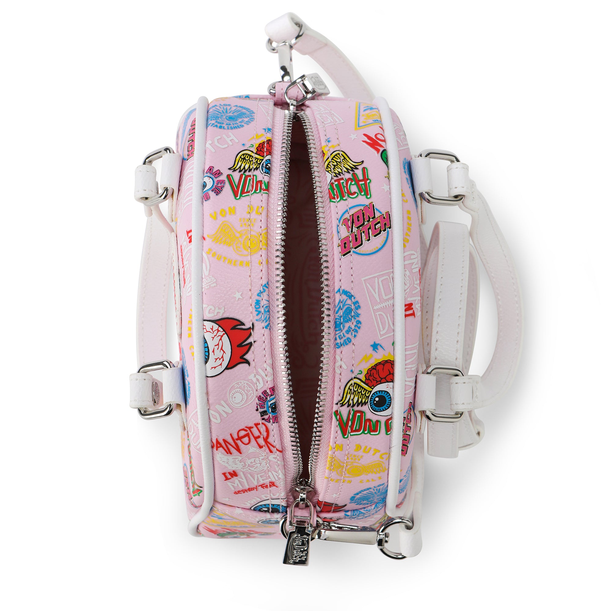 Von Dutch Jax Bowling Bag - Light Pink - Image 5
