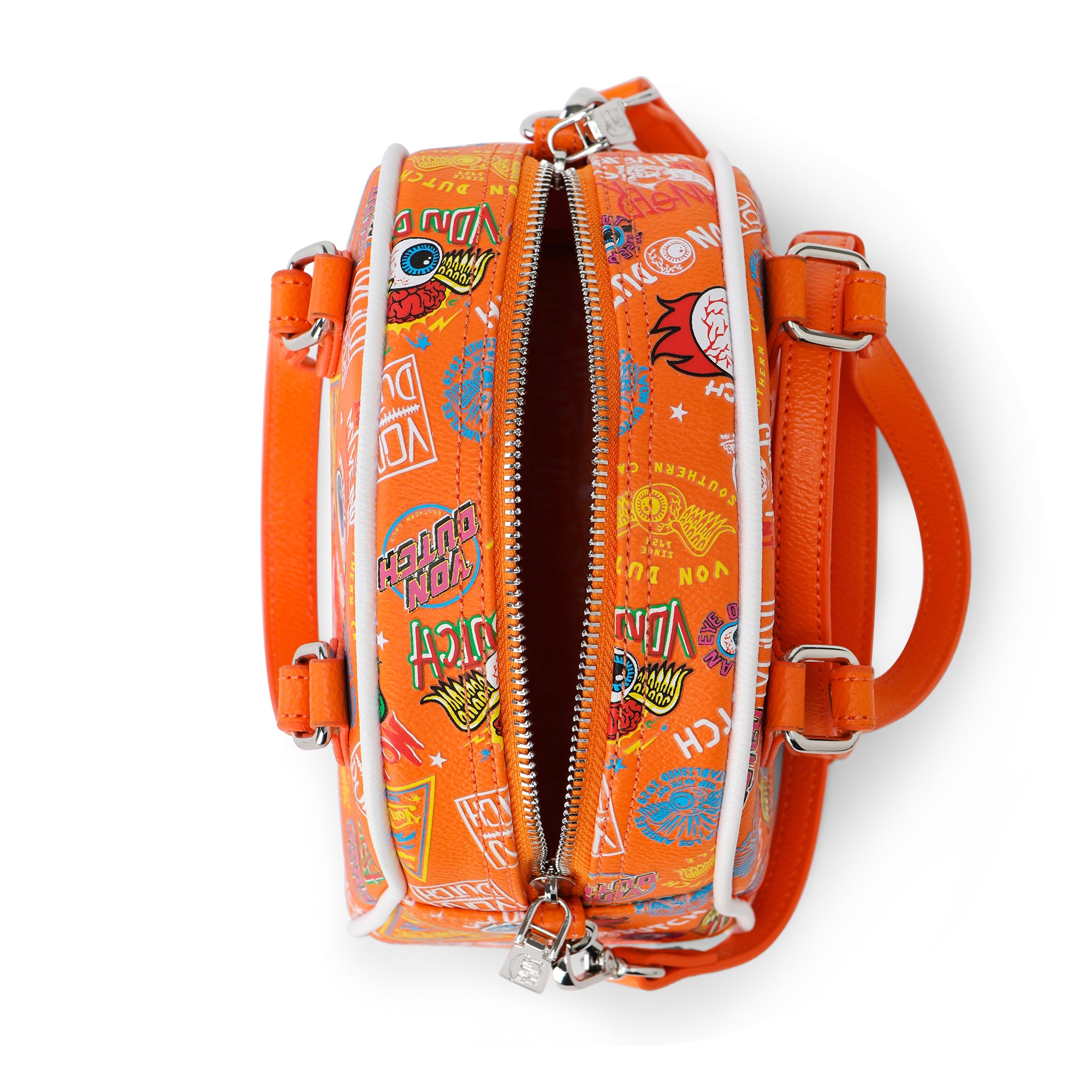 Von Dutch Orange Jax Bowling Bag - Image 5