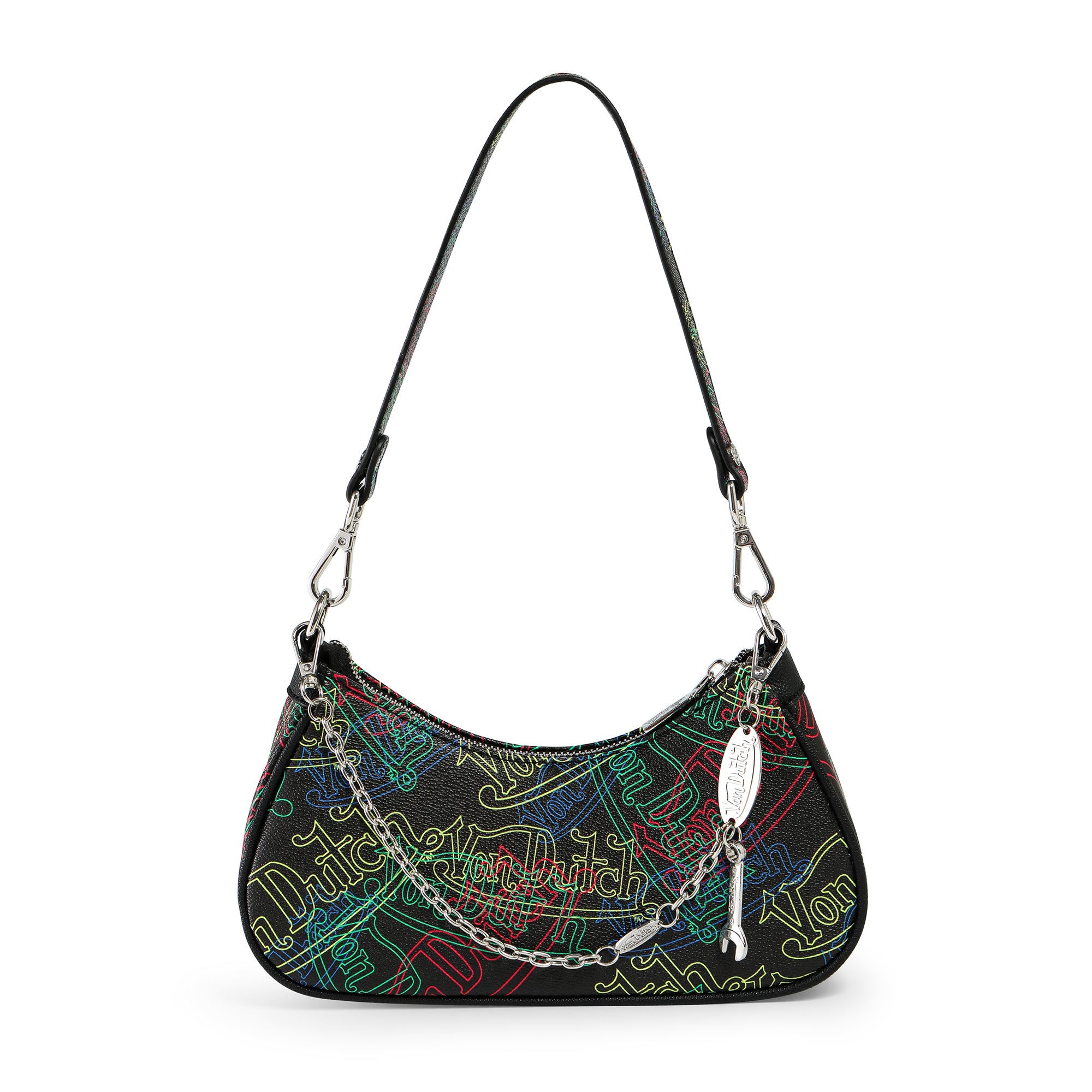 Von Dutch Neon Logo Shoulder Bag - Image 2