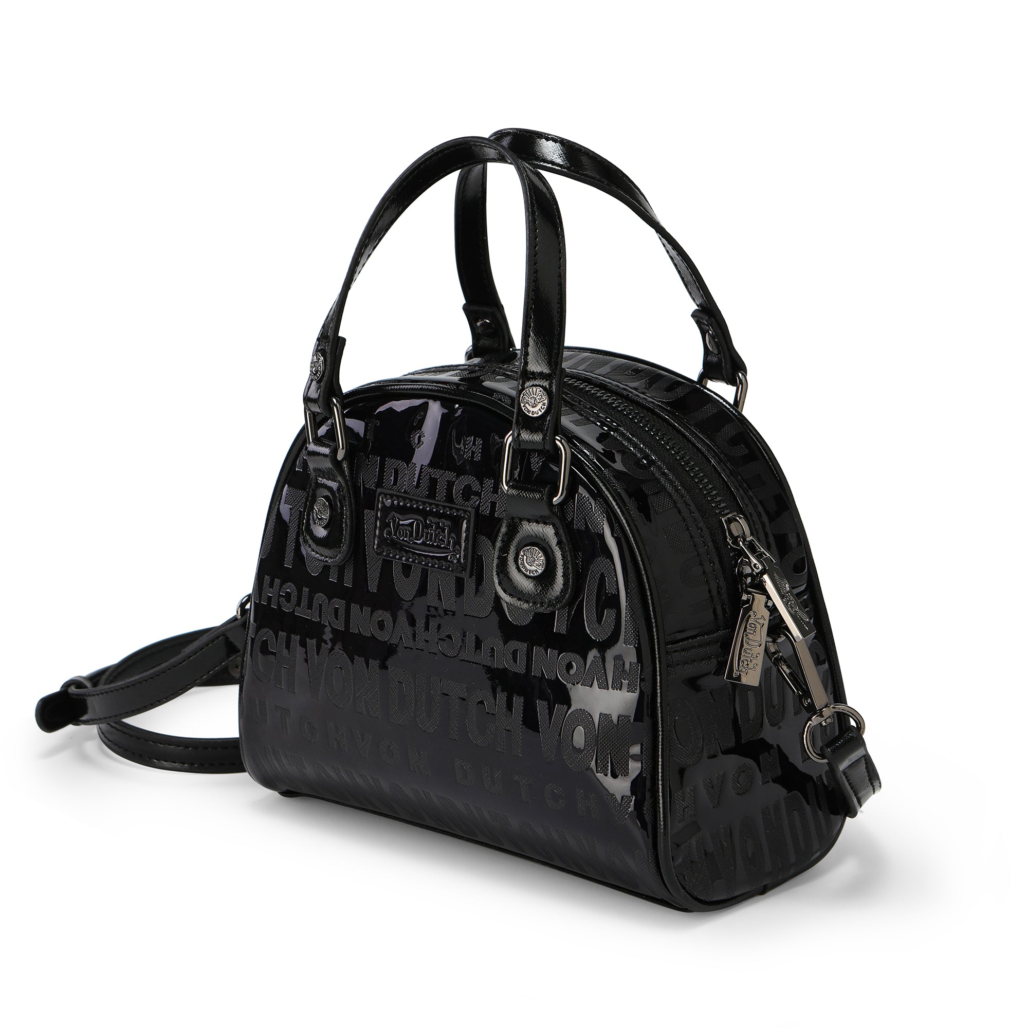 Von Dutch Black Onyx Reflective Bowling Bag - Image 2