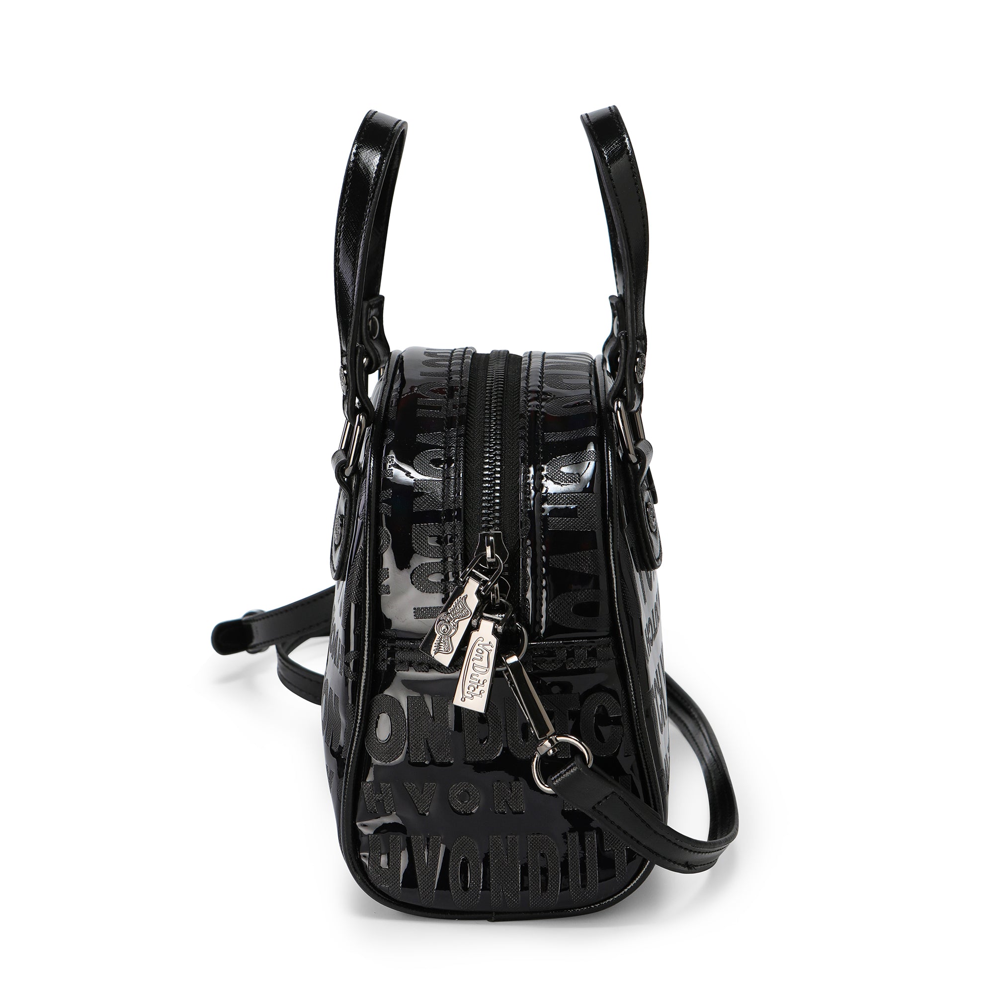 Von Dutch Black Onyx Reflective Bowling Bag - Image 3