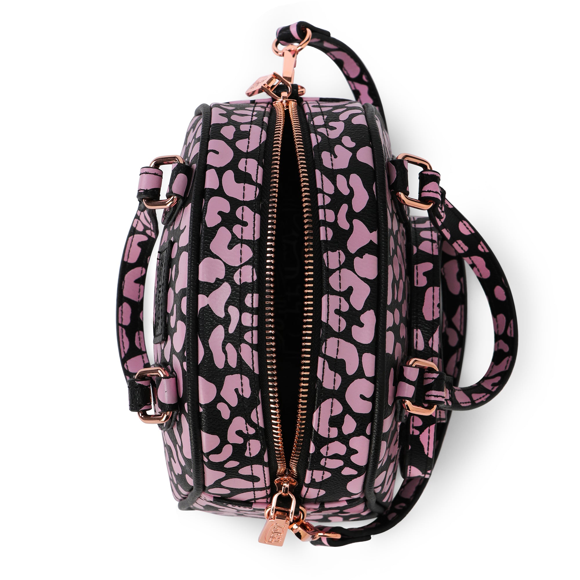 Von Dutch Cheetah Pink Bowling Bag - Image 5