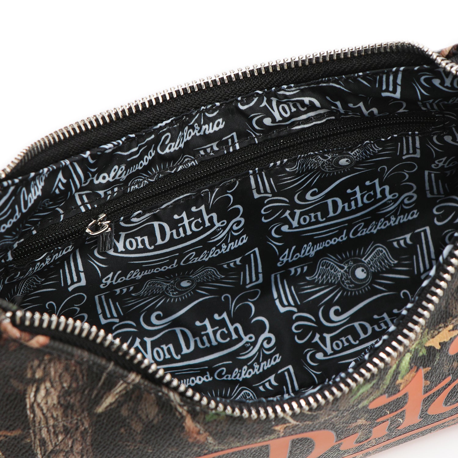 Von Dutch Tree Camo Shoulder Bag - Image 5