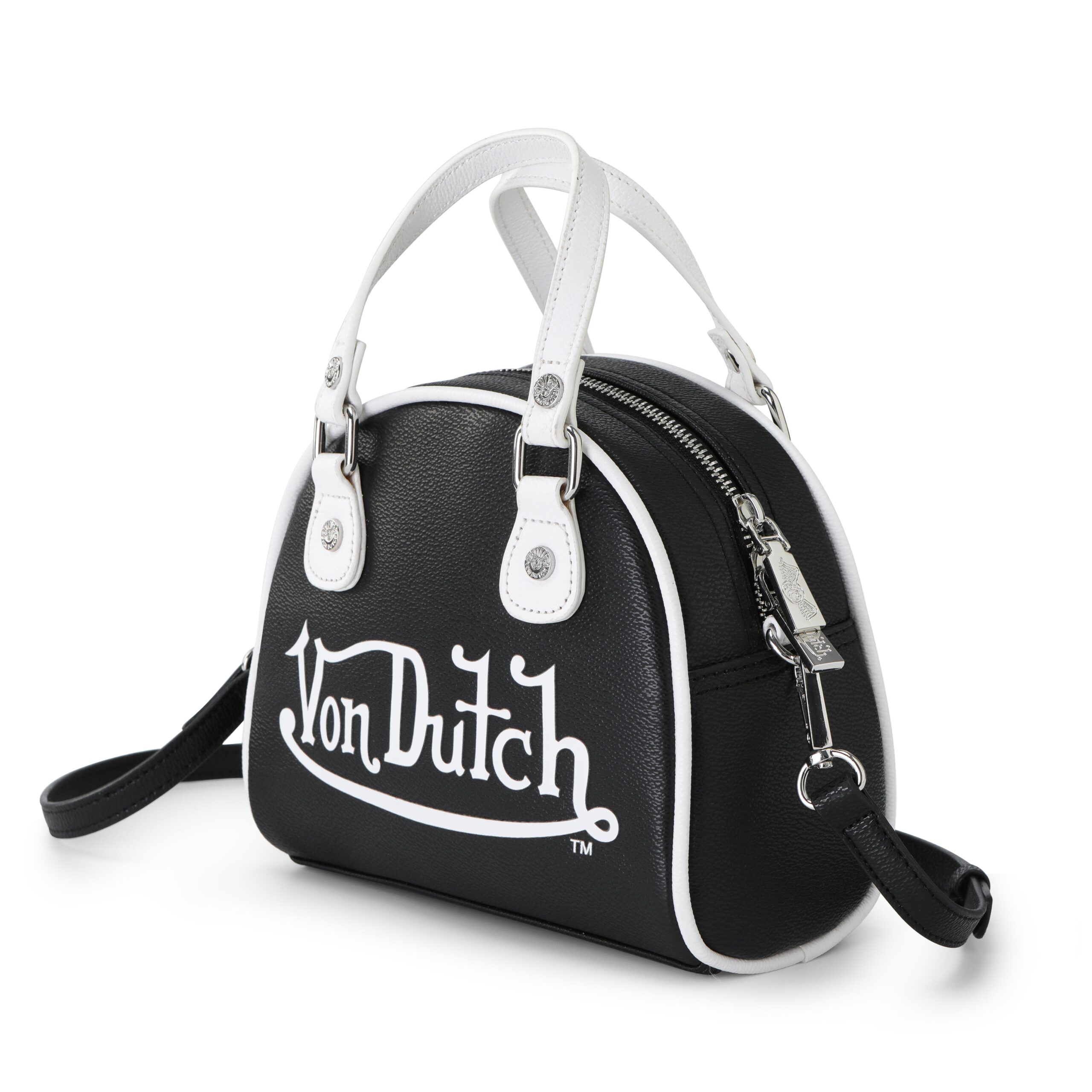 Von Dutch Classic 51 Black Bowling Bag - Image 2