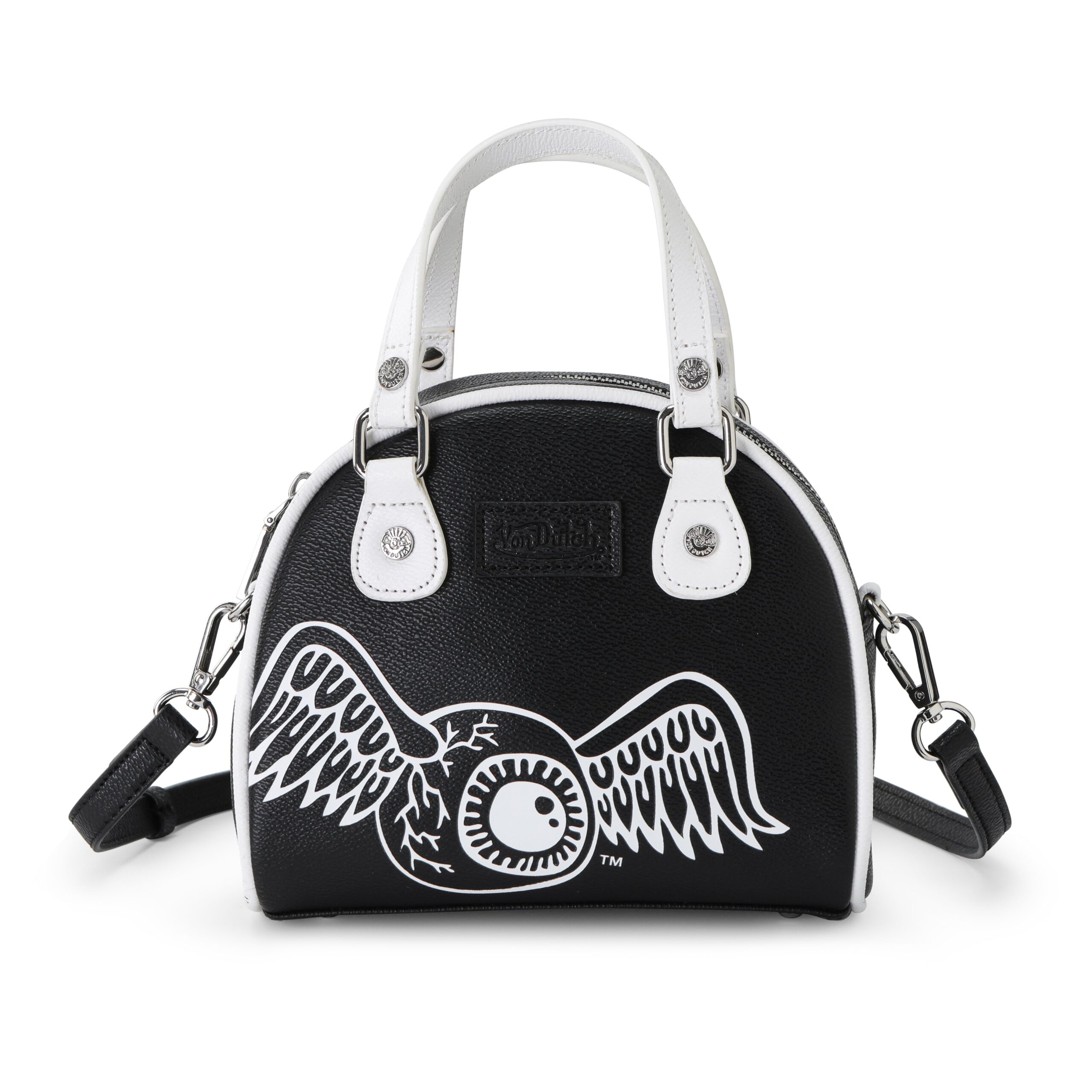 Von Dutch Classic 51 Black Bowling Bag - Image 3