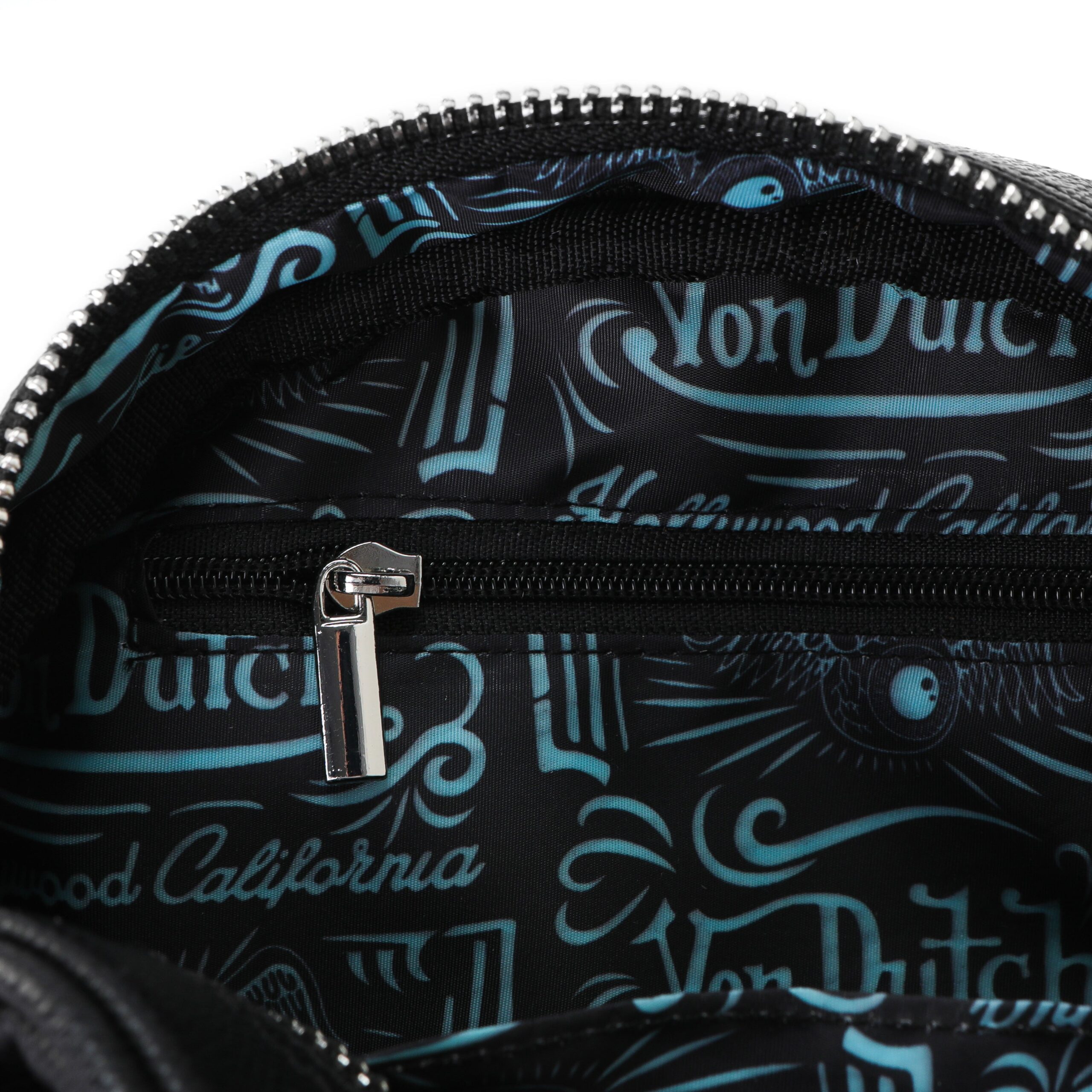 Von Dutch City of Angels Silver Blue Bowling Bag - Image 6