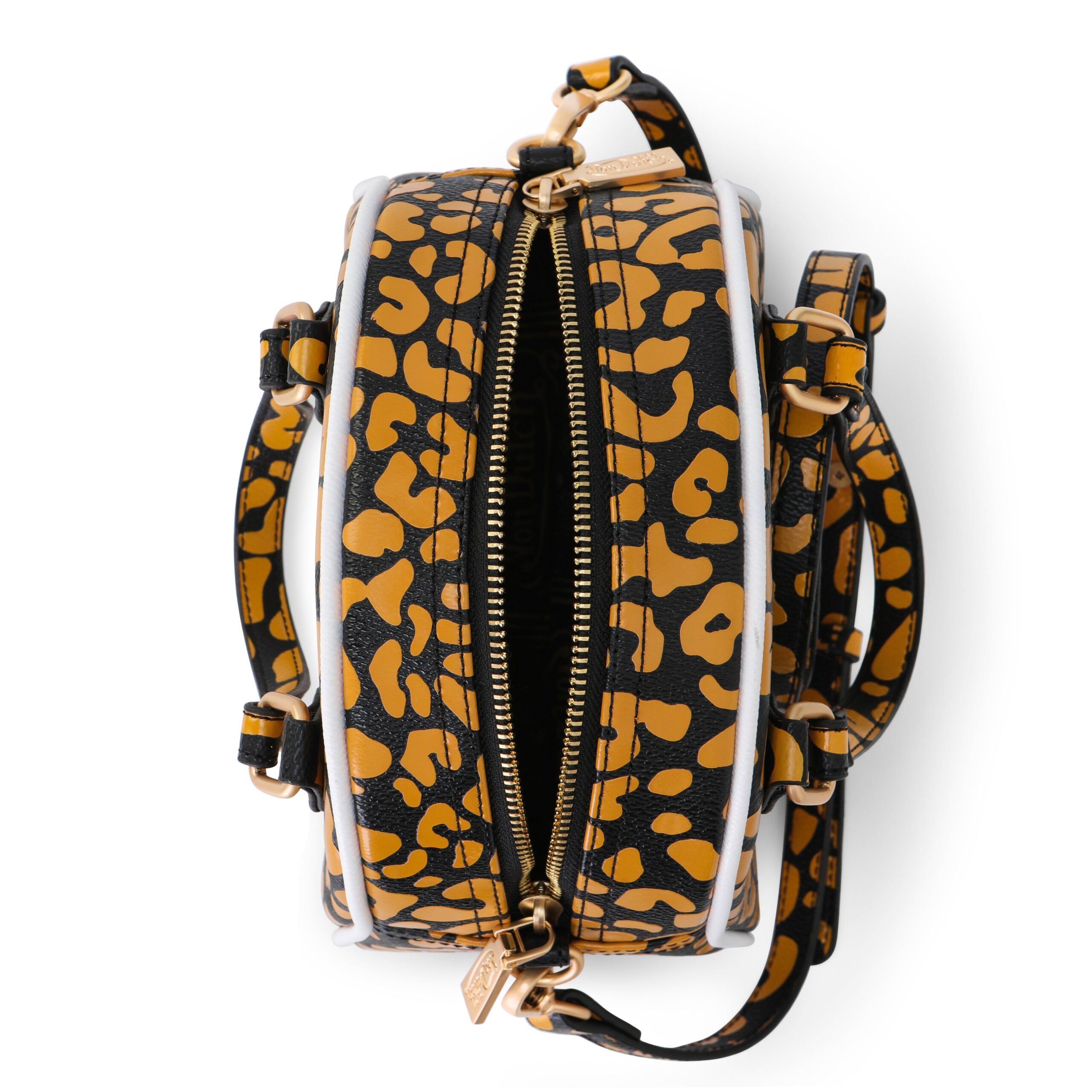 Von Dutch Cheetah Orange Bowling Bag - Image 5