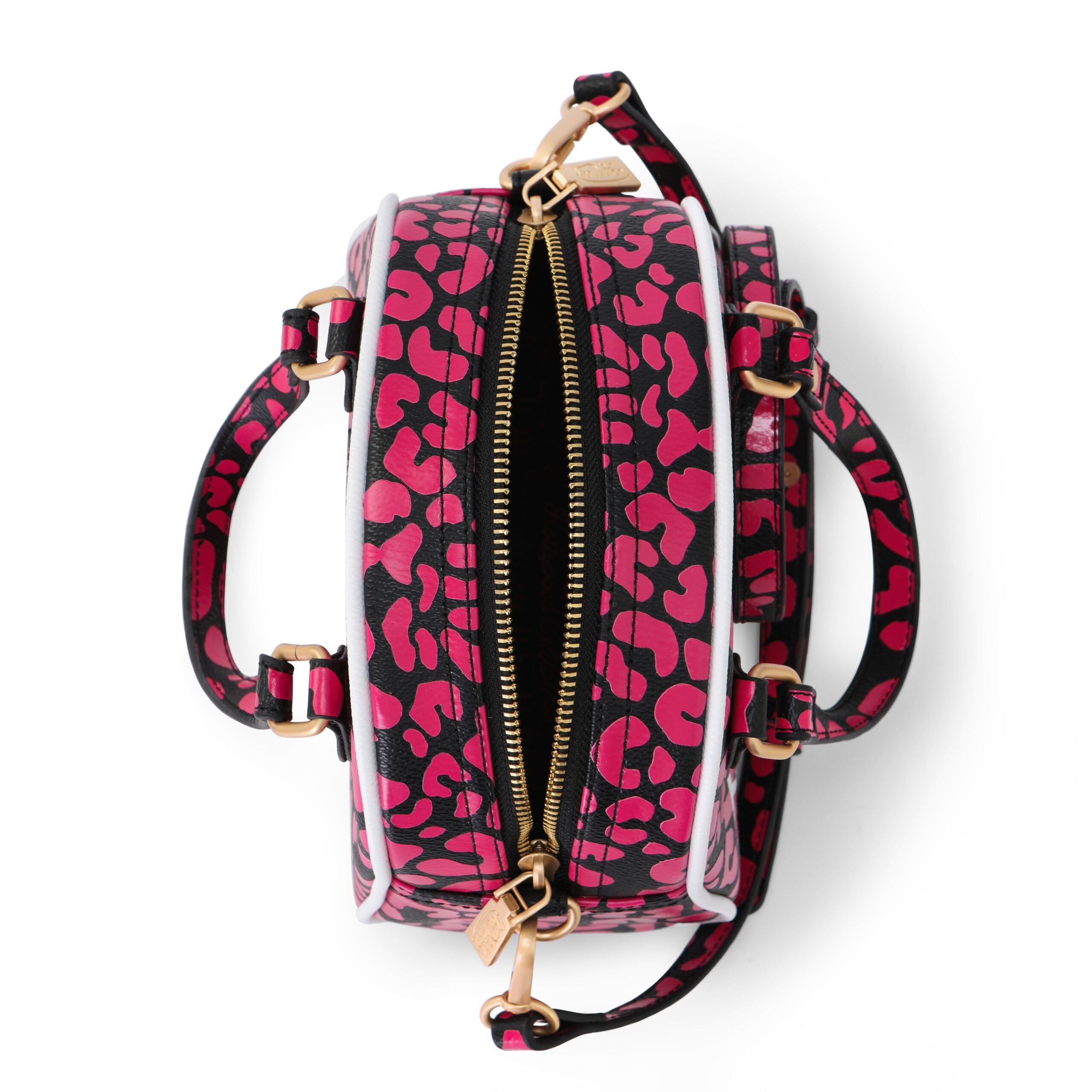 Von Dutch Cheetah Hot Pink Bowling Bag - Image 5