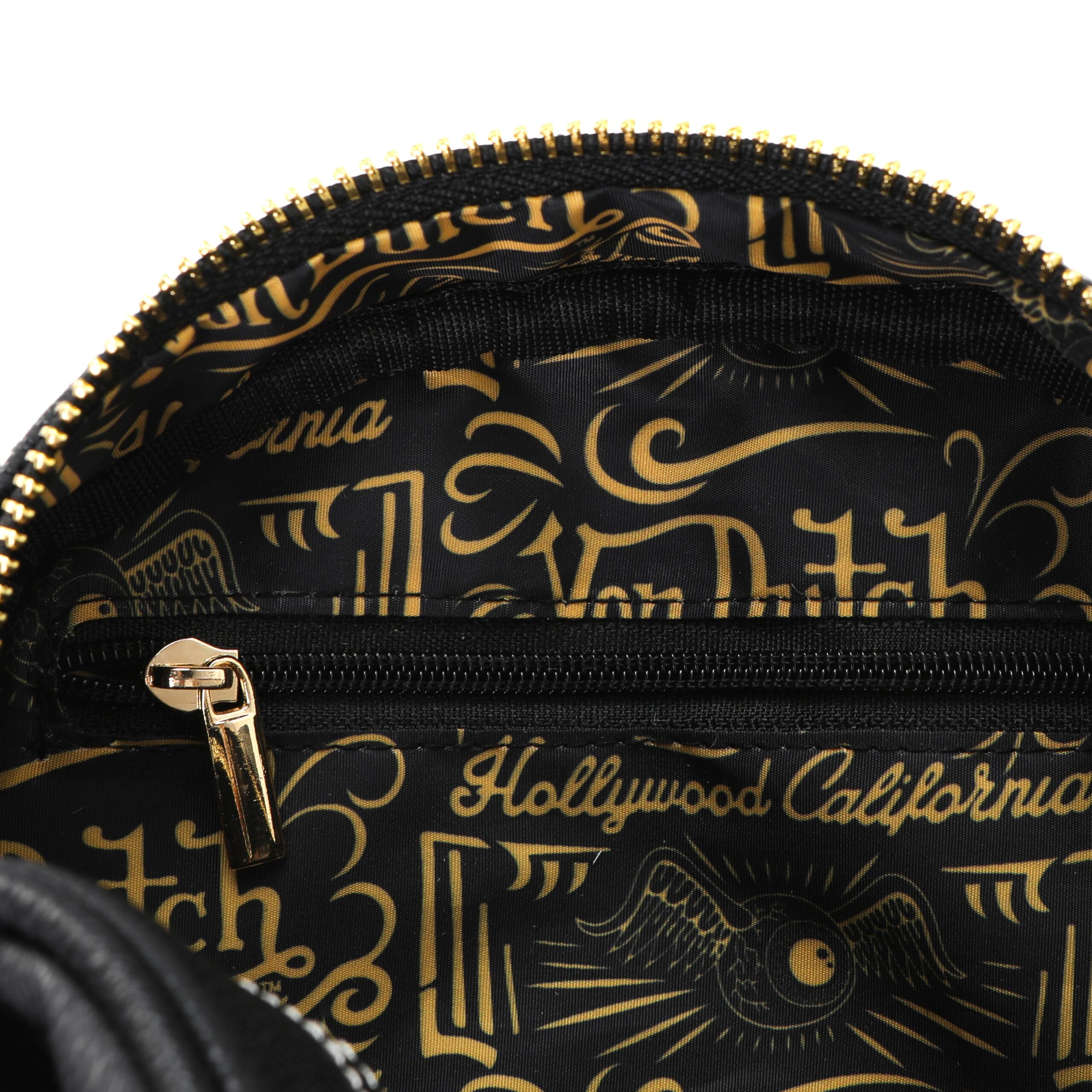 Von Dutch Racing Stripe Black & Gold Bowling Bag - Image 6