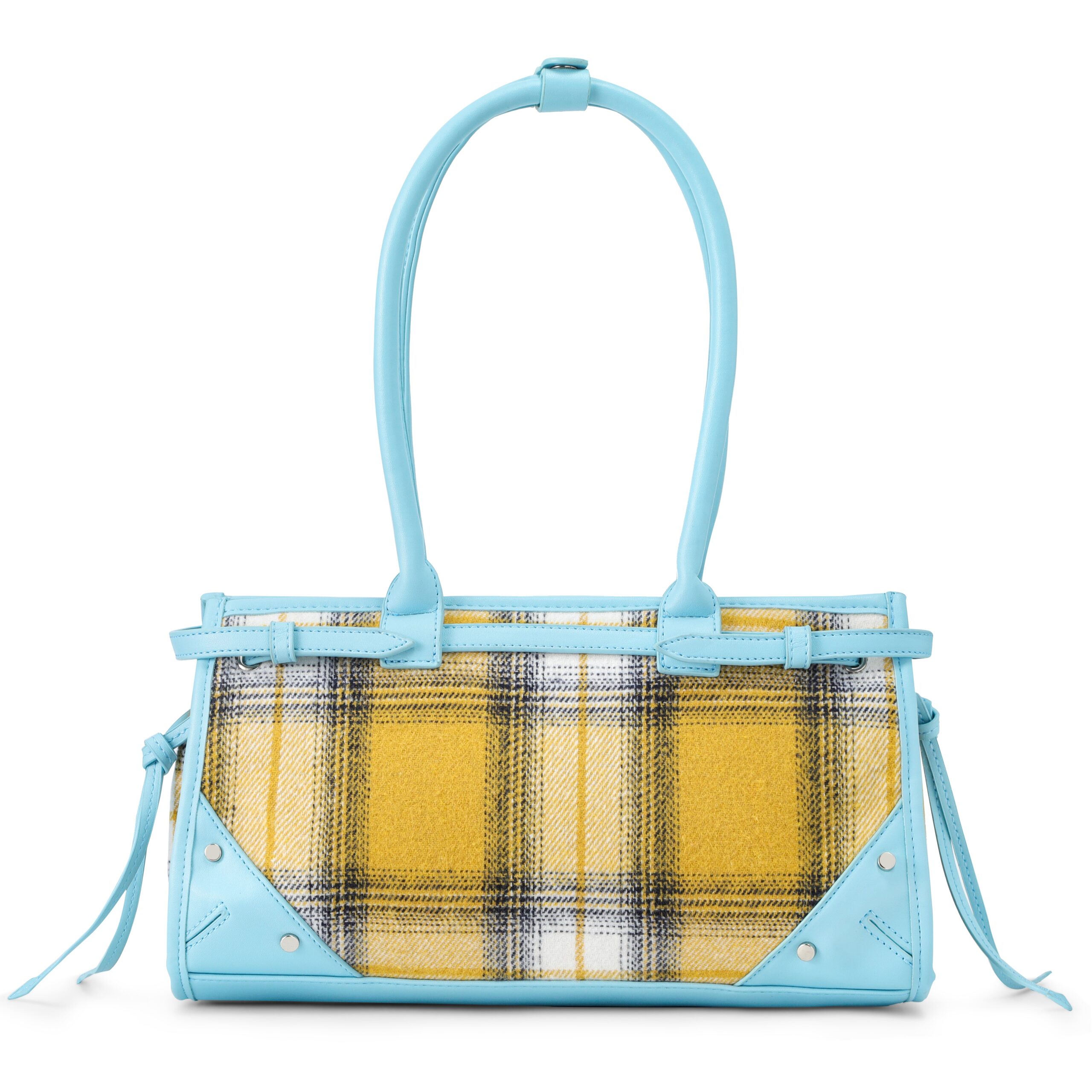 Von Dutch Lane Shoulder Bag-Plaid - Image 4