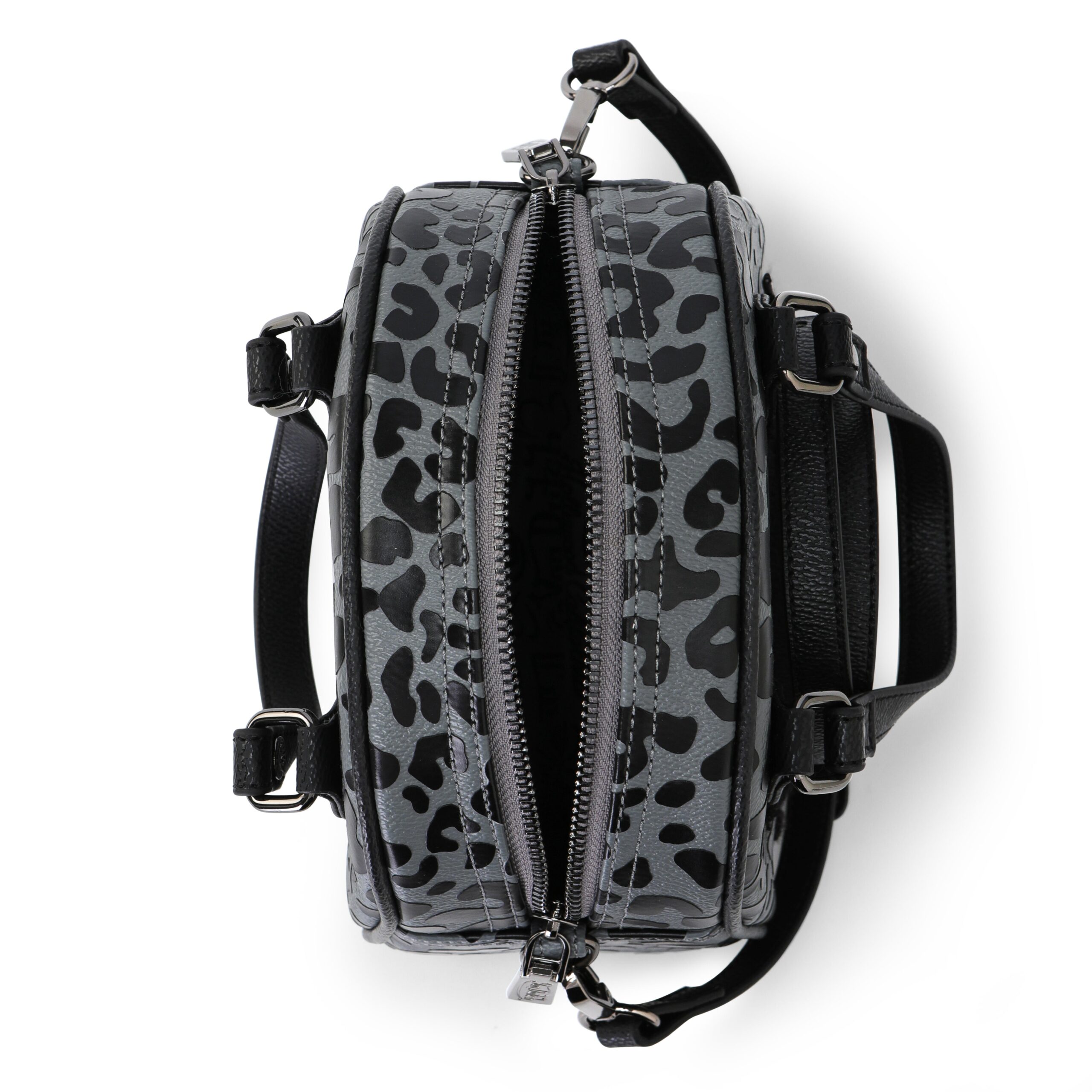 Von Dutch Cheetah Grey Bowling Bag - Image 5