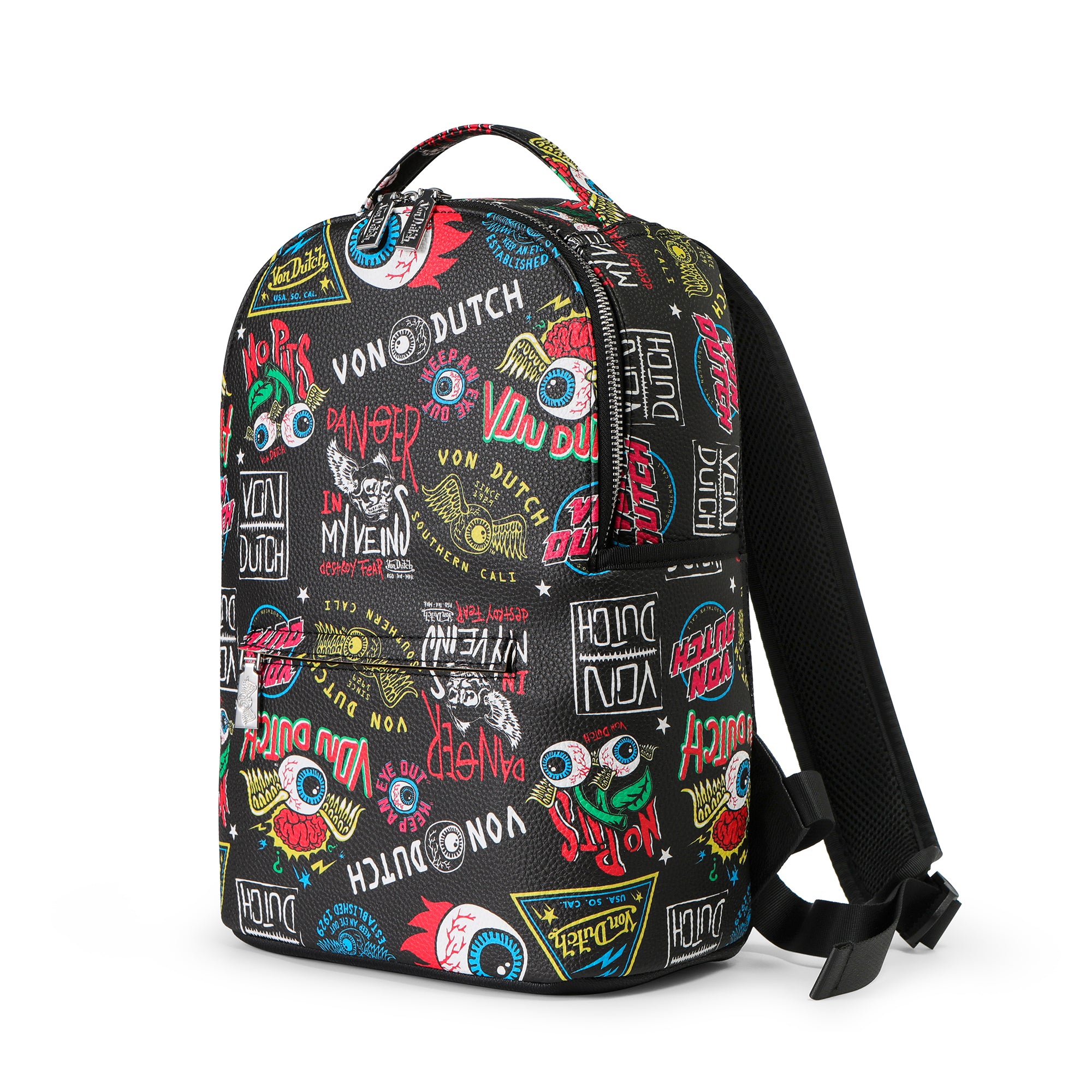 Von Dutch Small Sized Black Jax Backpack - Image 2