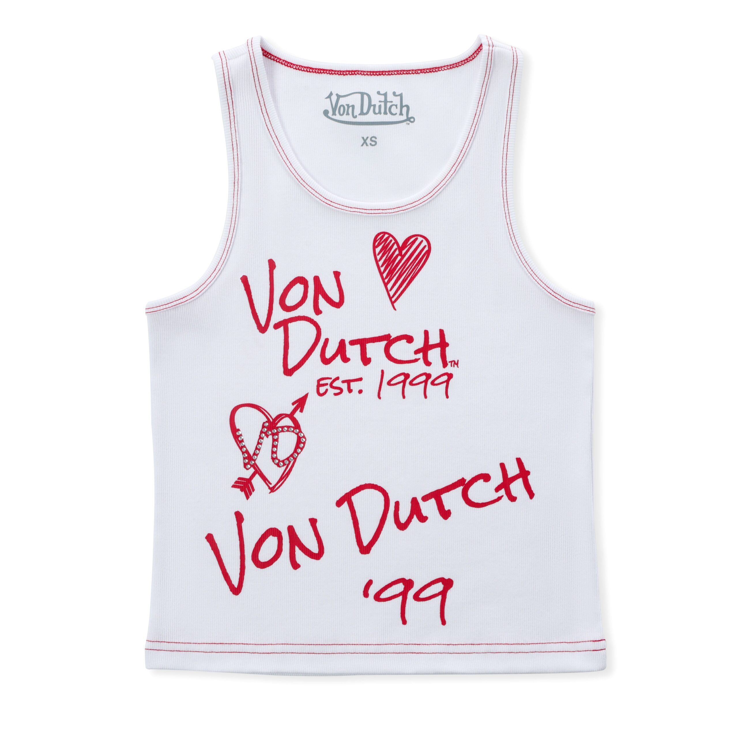 Von Dutch Doodle Tank - White - Image 2