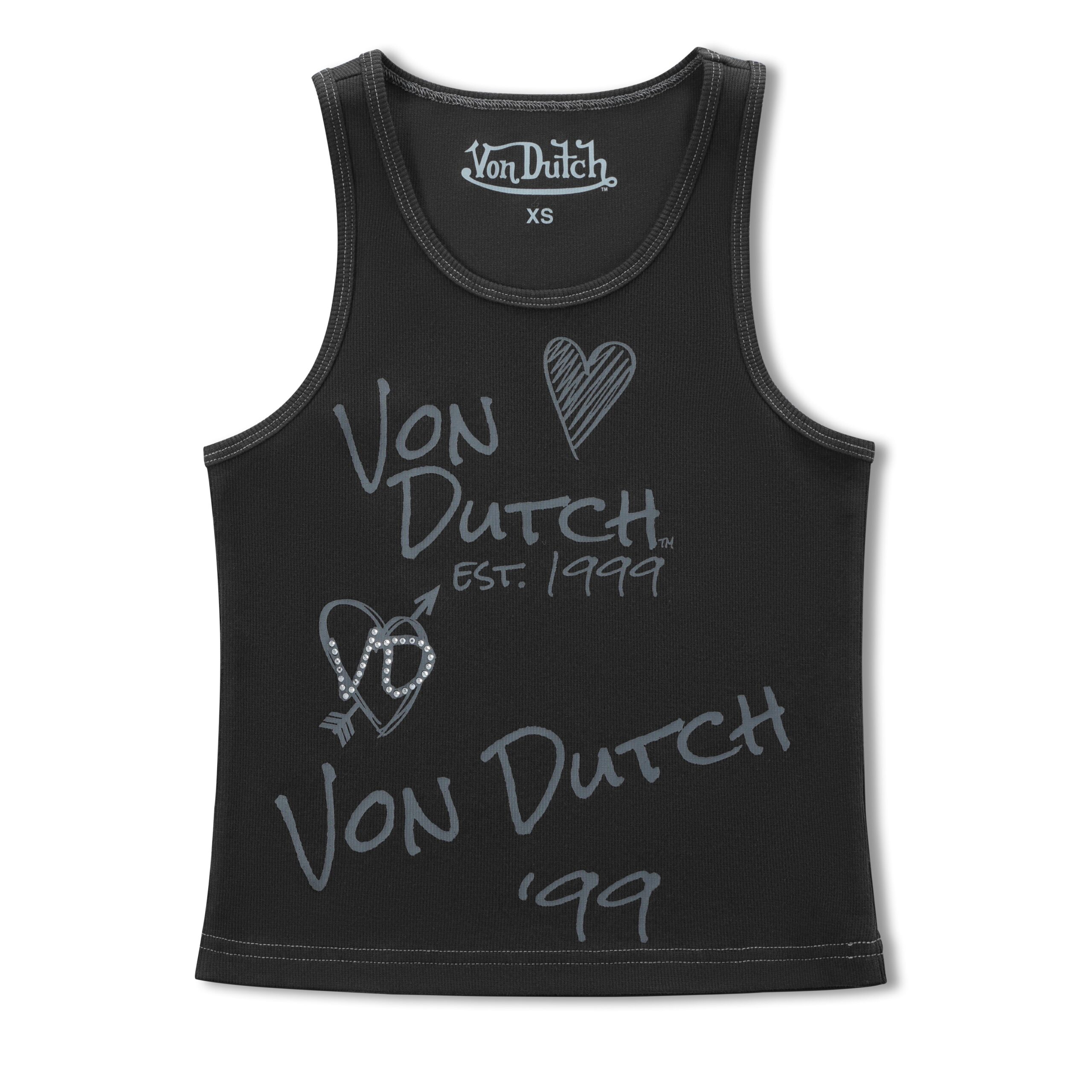 Von Dutch Doodle Tank - Black - Image 2
