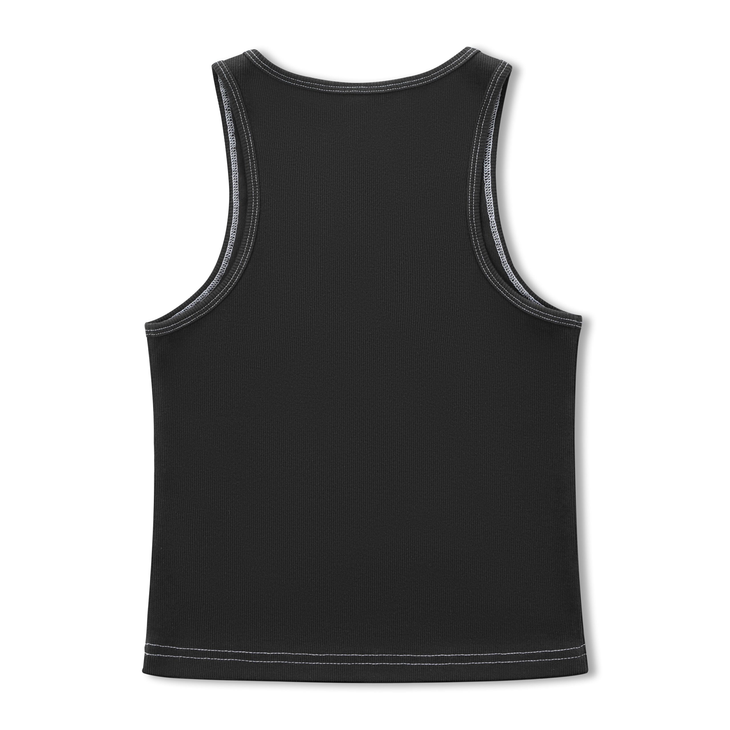 Von Dutch Rhinestone Cherry Tank - Black - Image 4