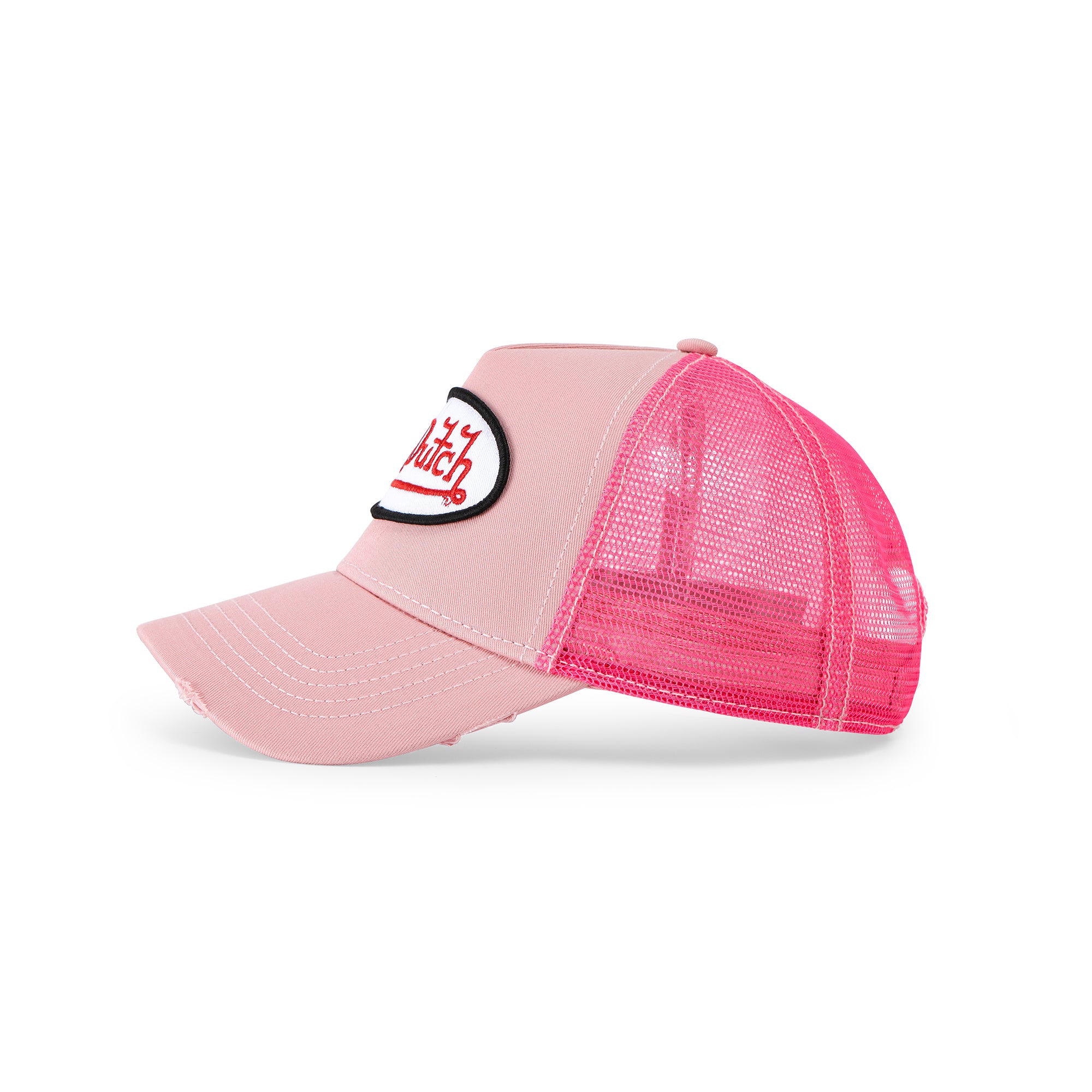 Von Dutch Distressed Dirty Pink Trucker Hat - Image 2