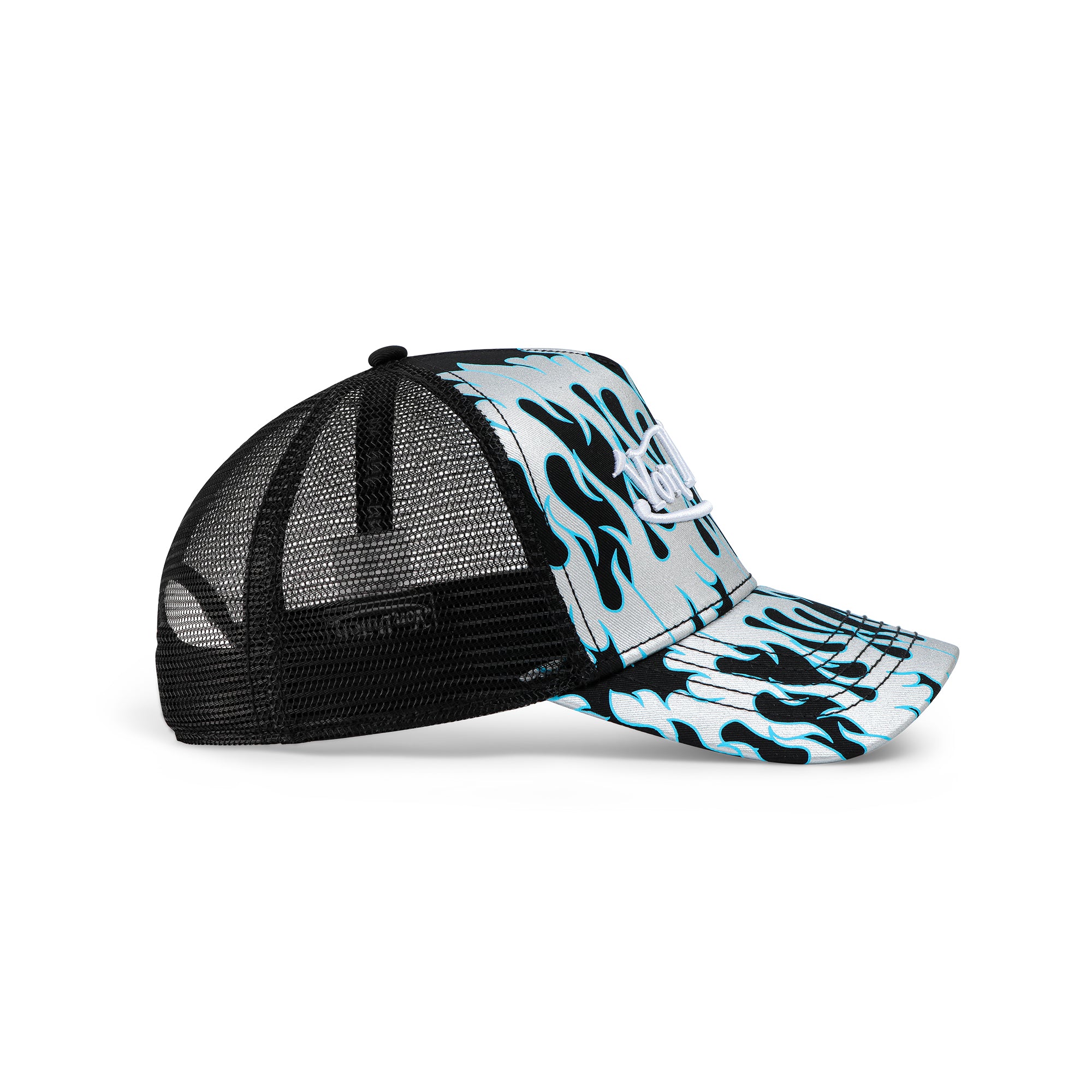 Von Dutch City of Angels Silver Blue Trucker Hat - Image 3