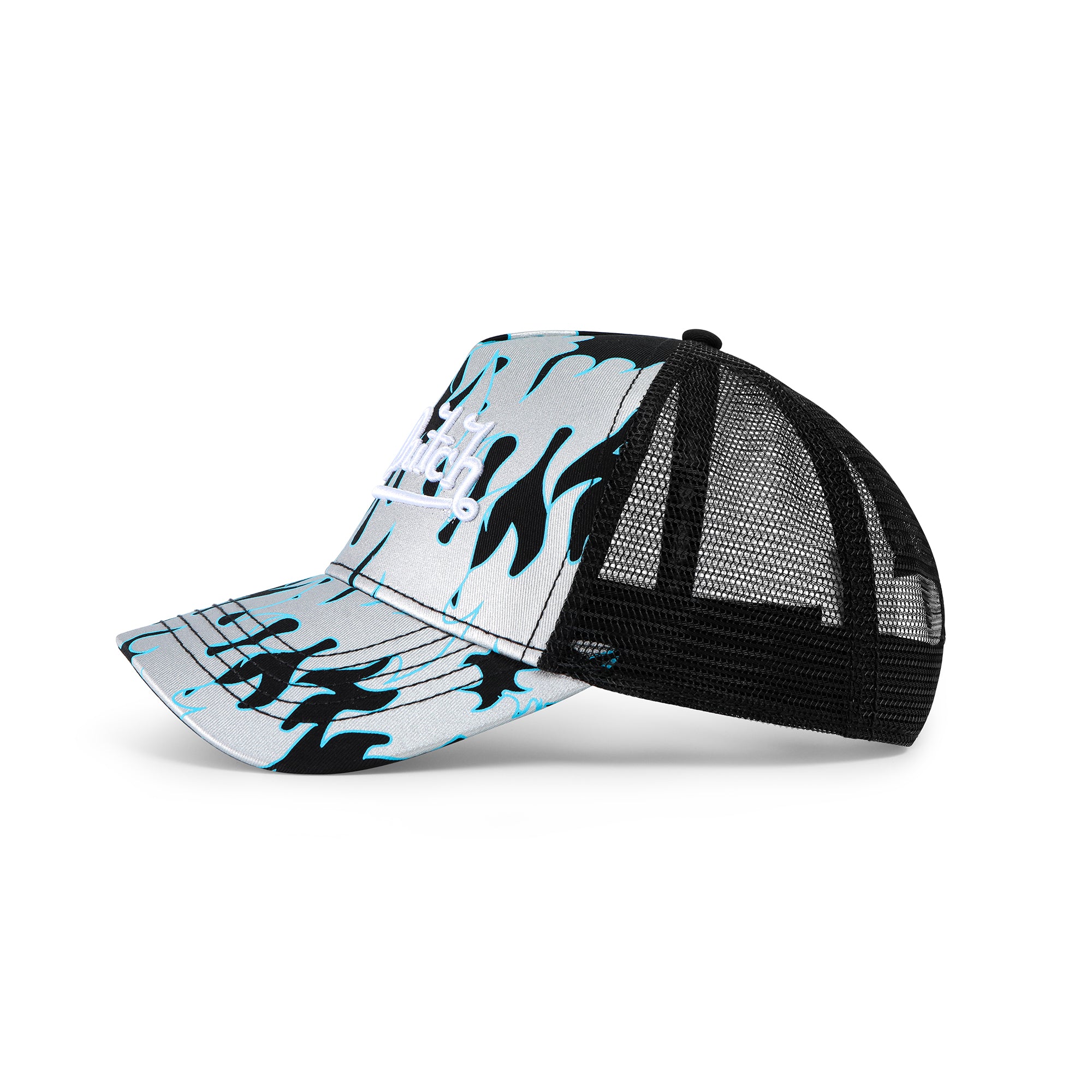 Von Dutch City of Angels Silver Blue Trucker Hat - Image 2