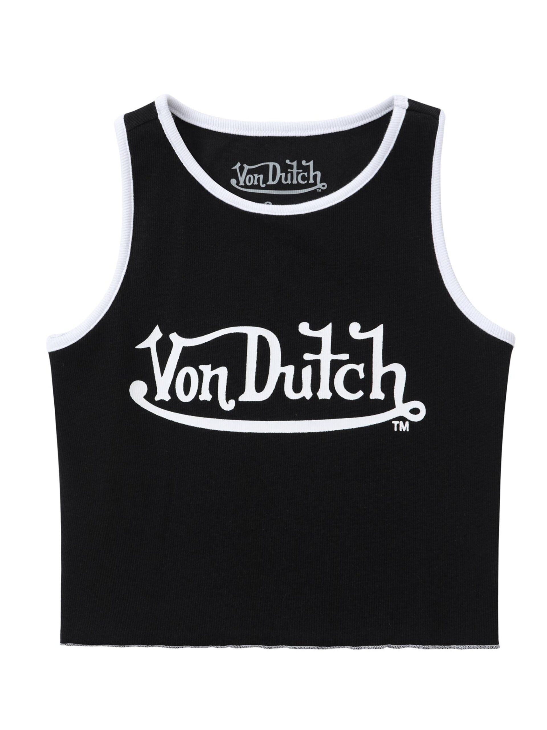 Von Dutch Women's Ribbed Crop Tanks - Image 2