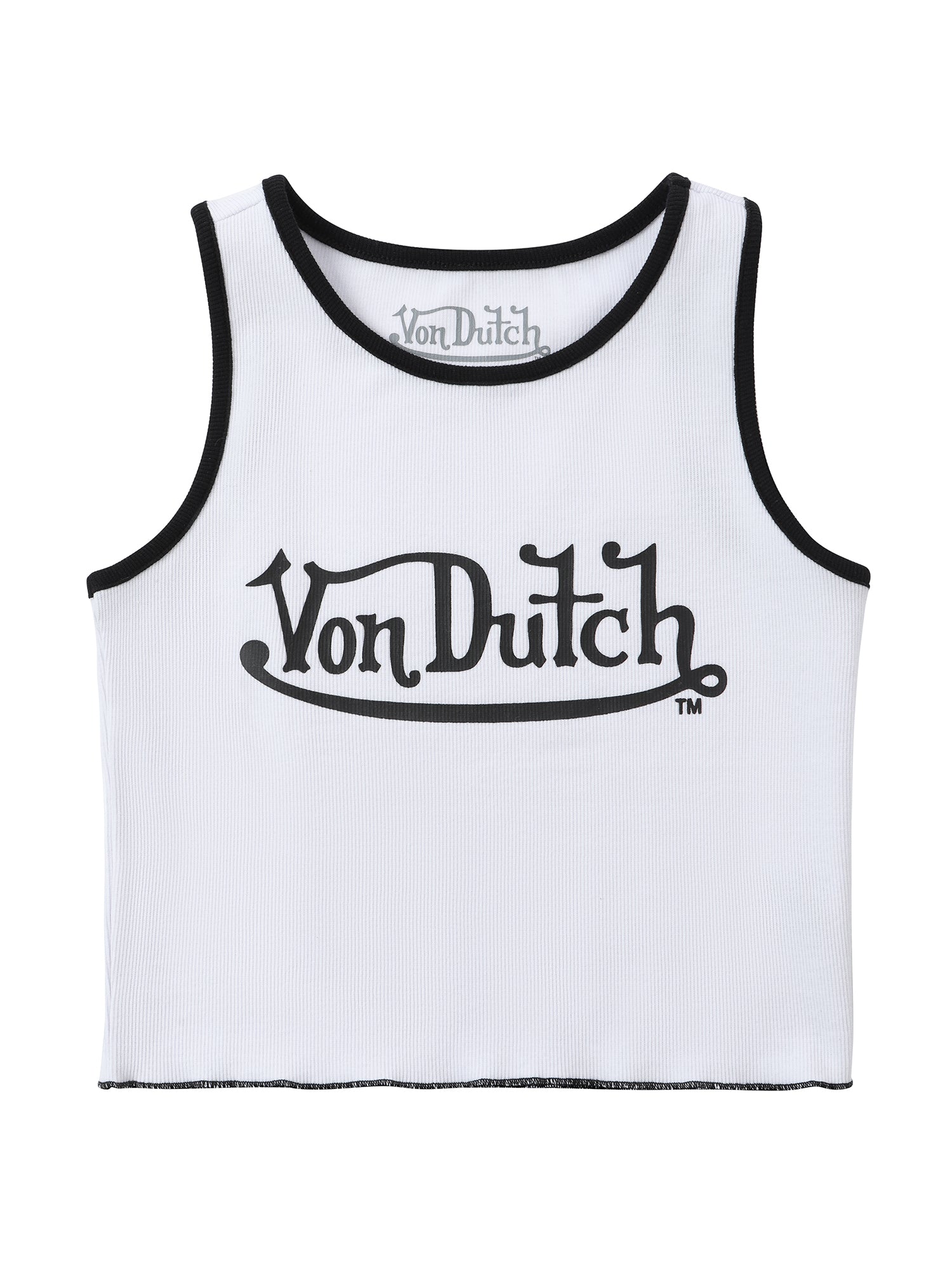 Von Dutch Women's Ribbed Crop Tanks - Image 14