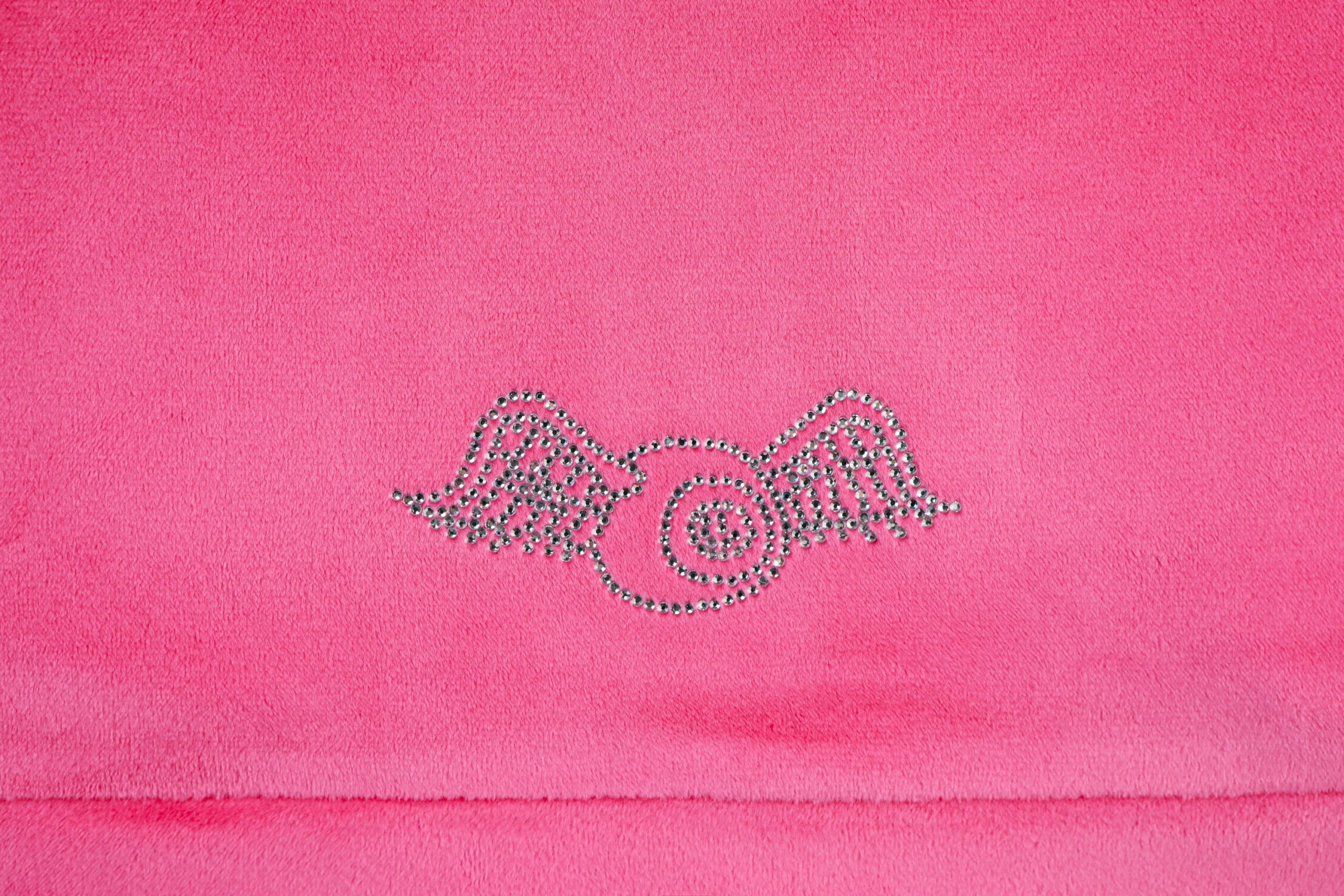 Velour Zip Up - Hot Pink - Image 3