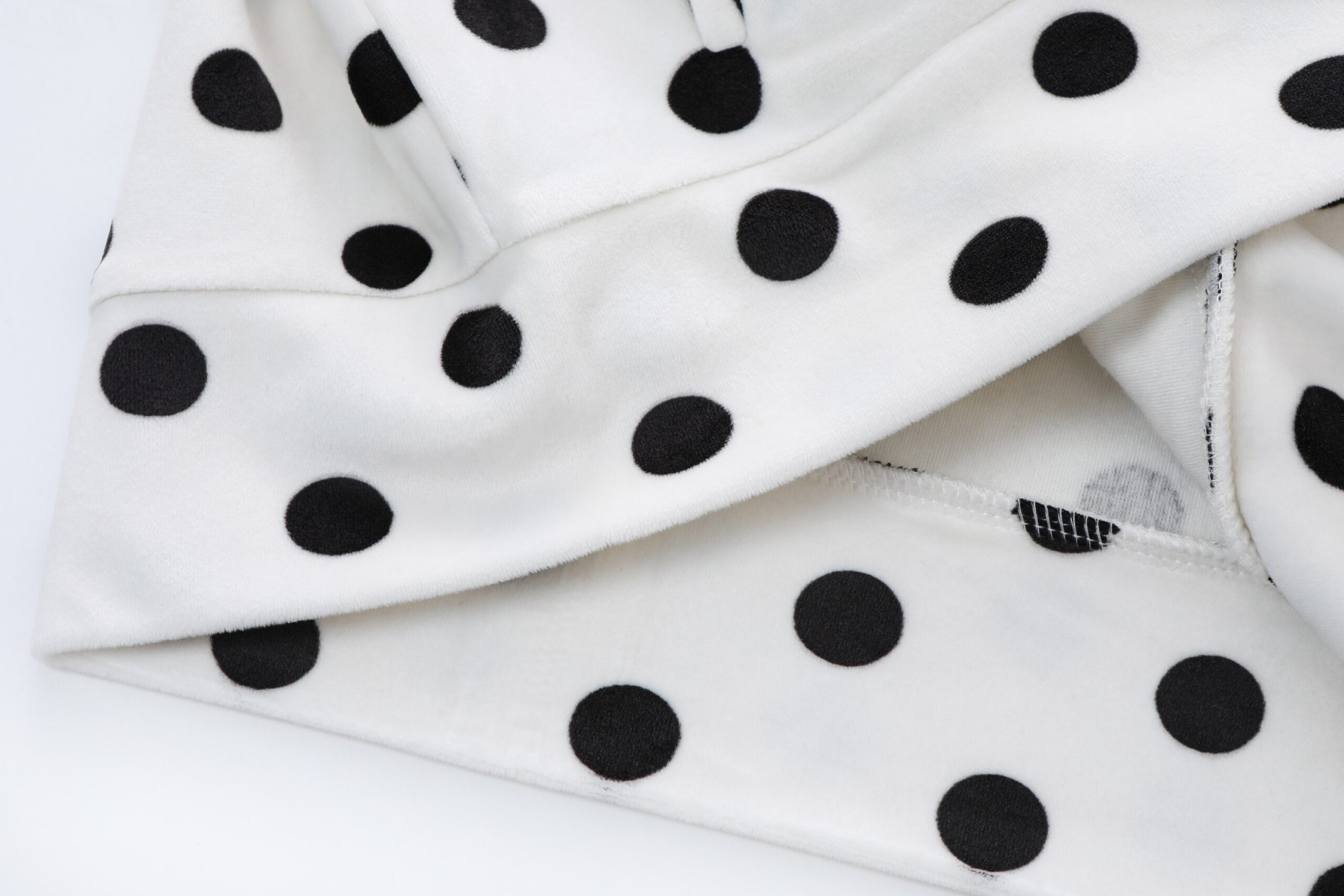 Velour Zip Up - Polka Dot - Image 9