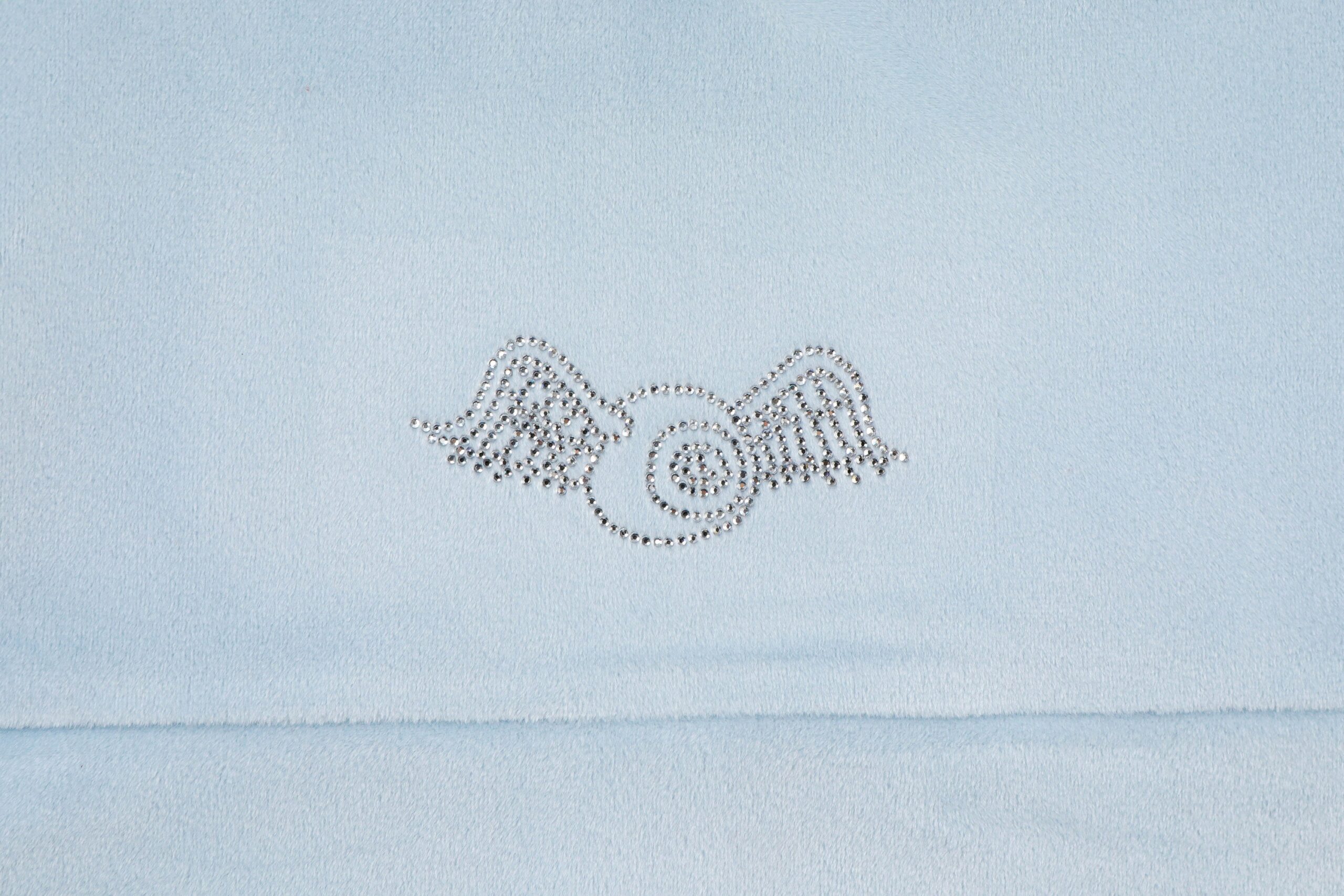 Velour Zip Up - Light Blue - Image 4