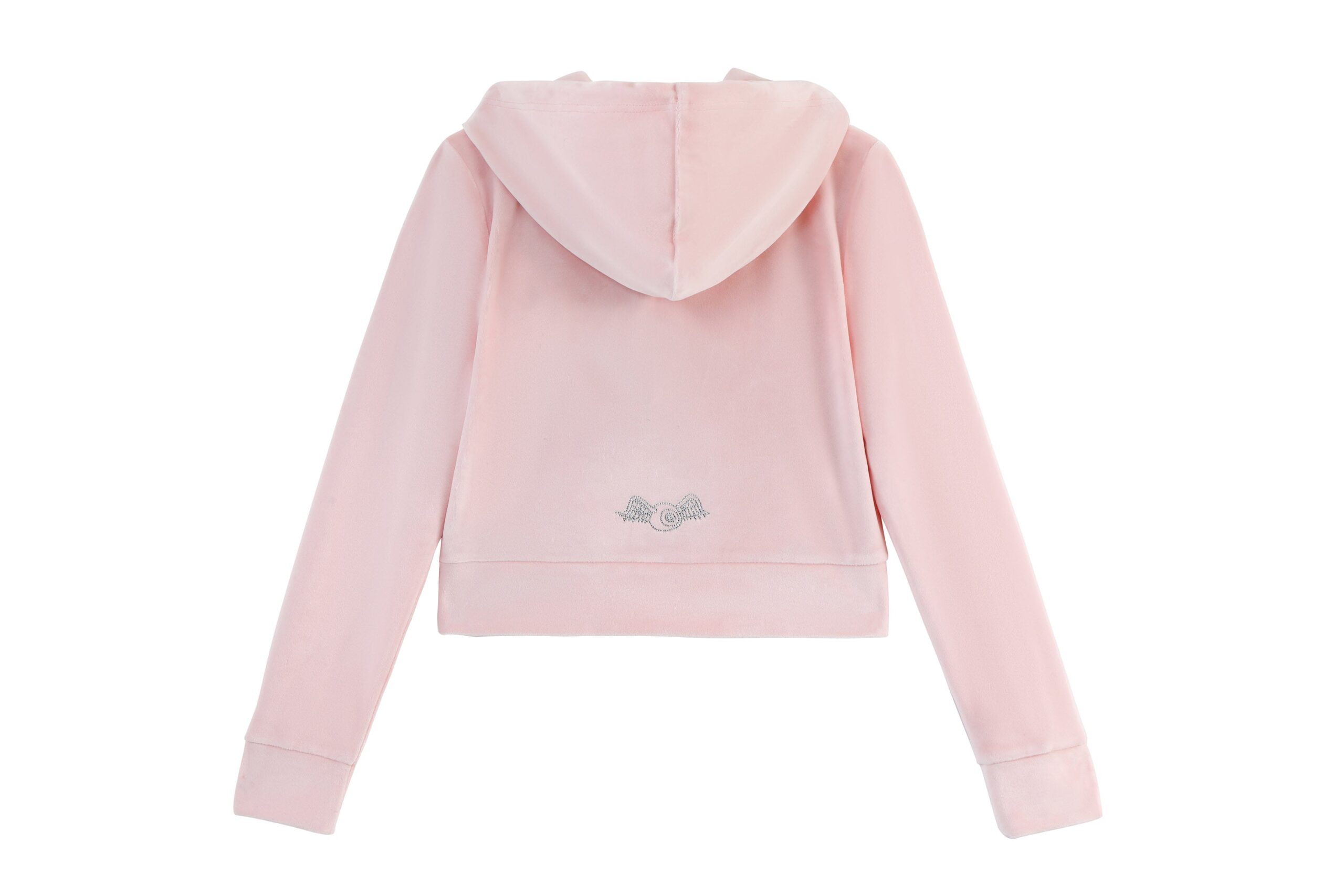 Velour Zip Up - Pink - Image 3