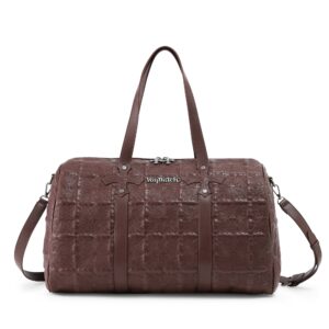 Von Dutch Embroidered Chopper Duffle Bag - Brown