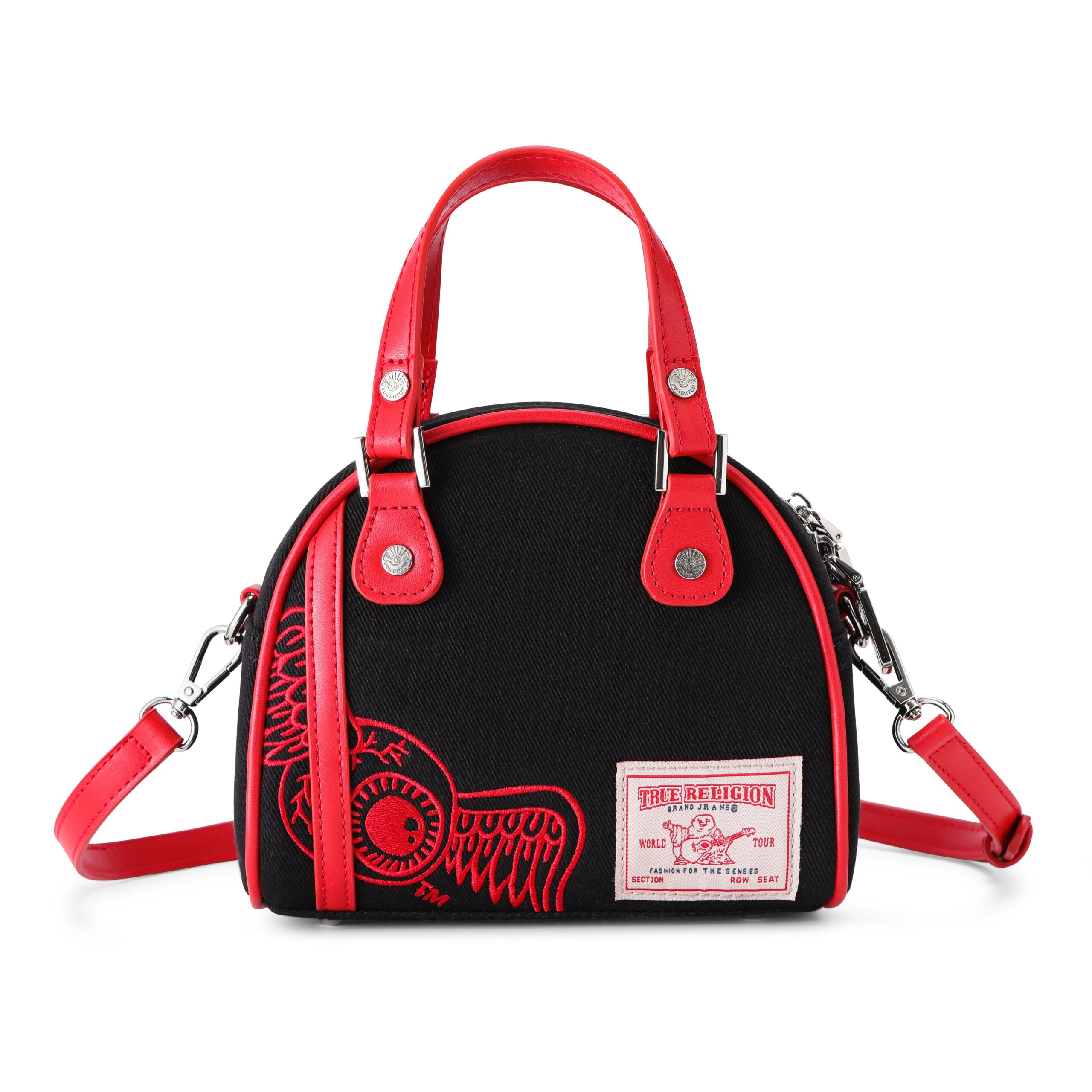 Von Dutch x True Religion Bowling Bag - Black Denim - Image 3