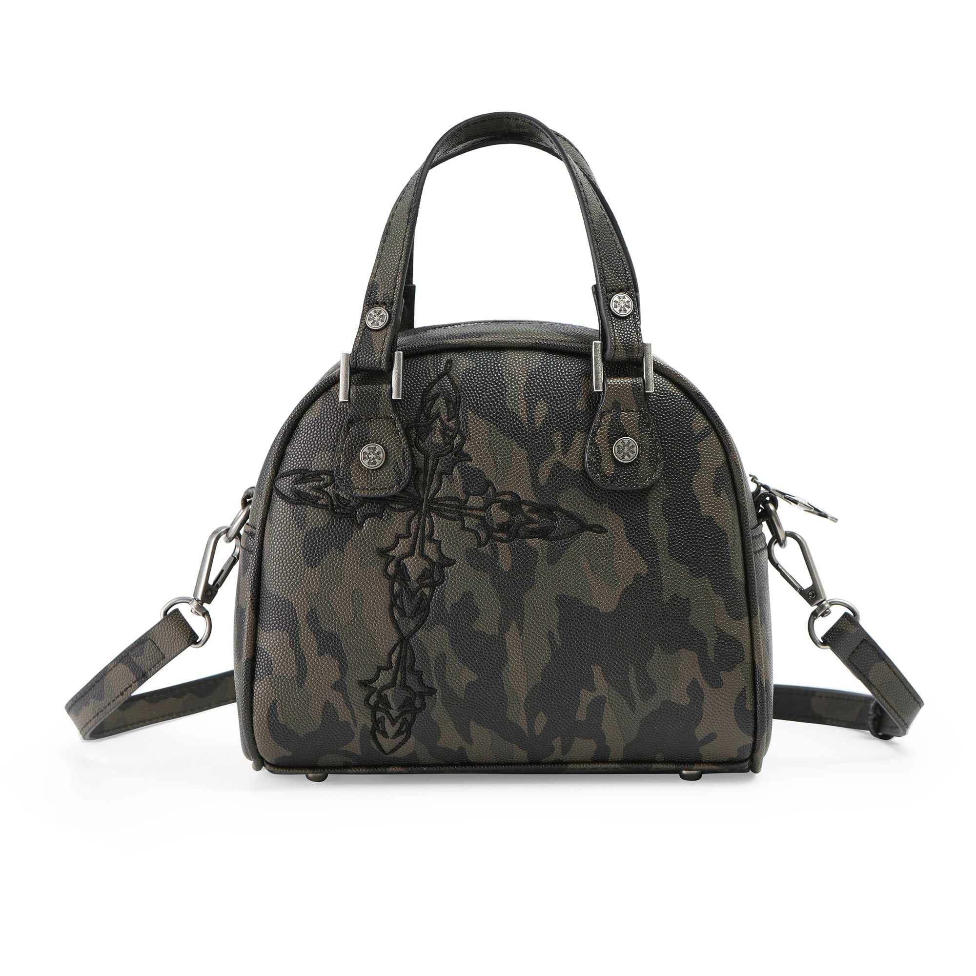 Von Dutch Chopper Cross Bowling Bag - Dark Camo - Image 3