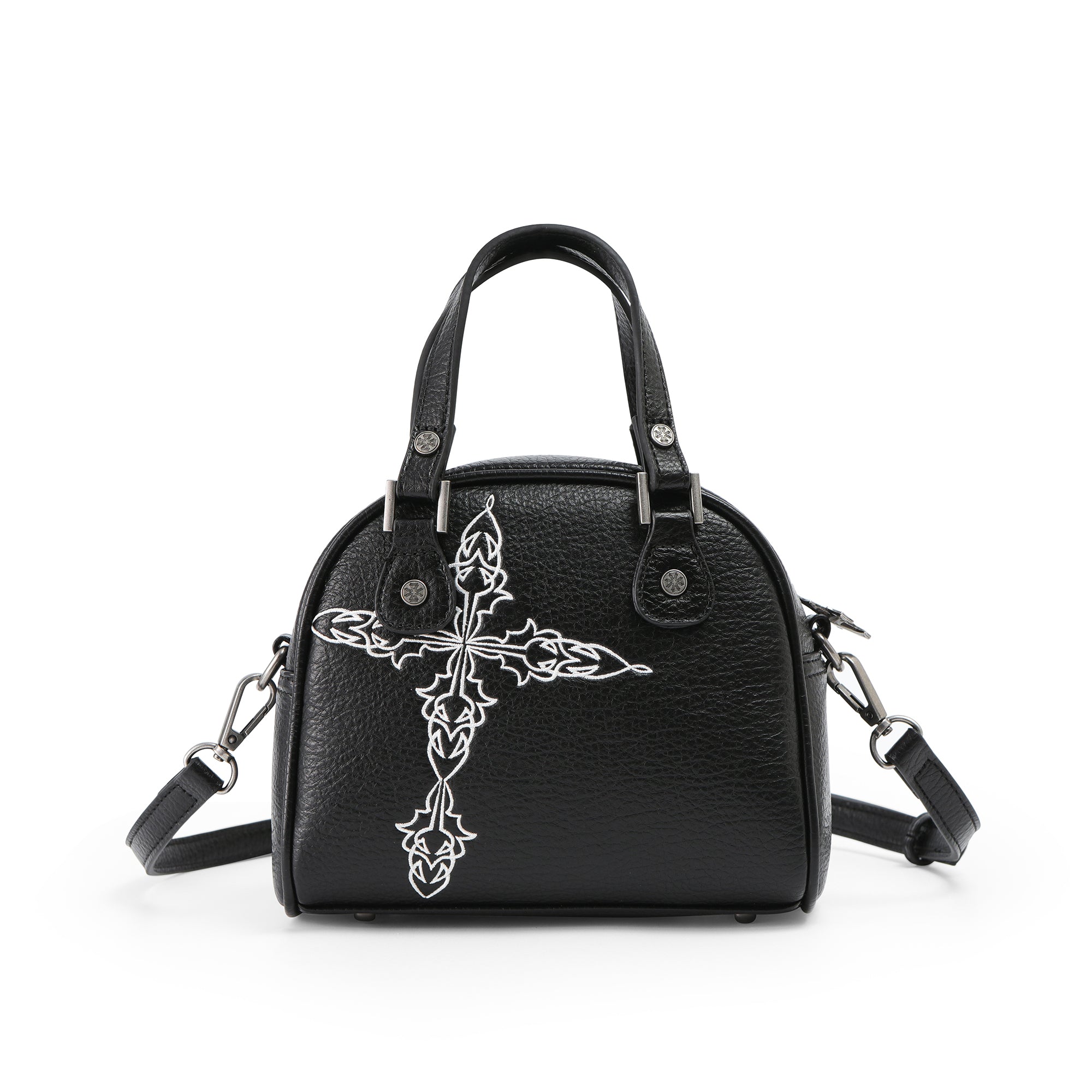 Von Dutch Chopper Cross Bowling Bag - Black & White - Image 3